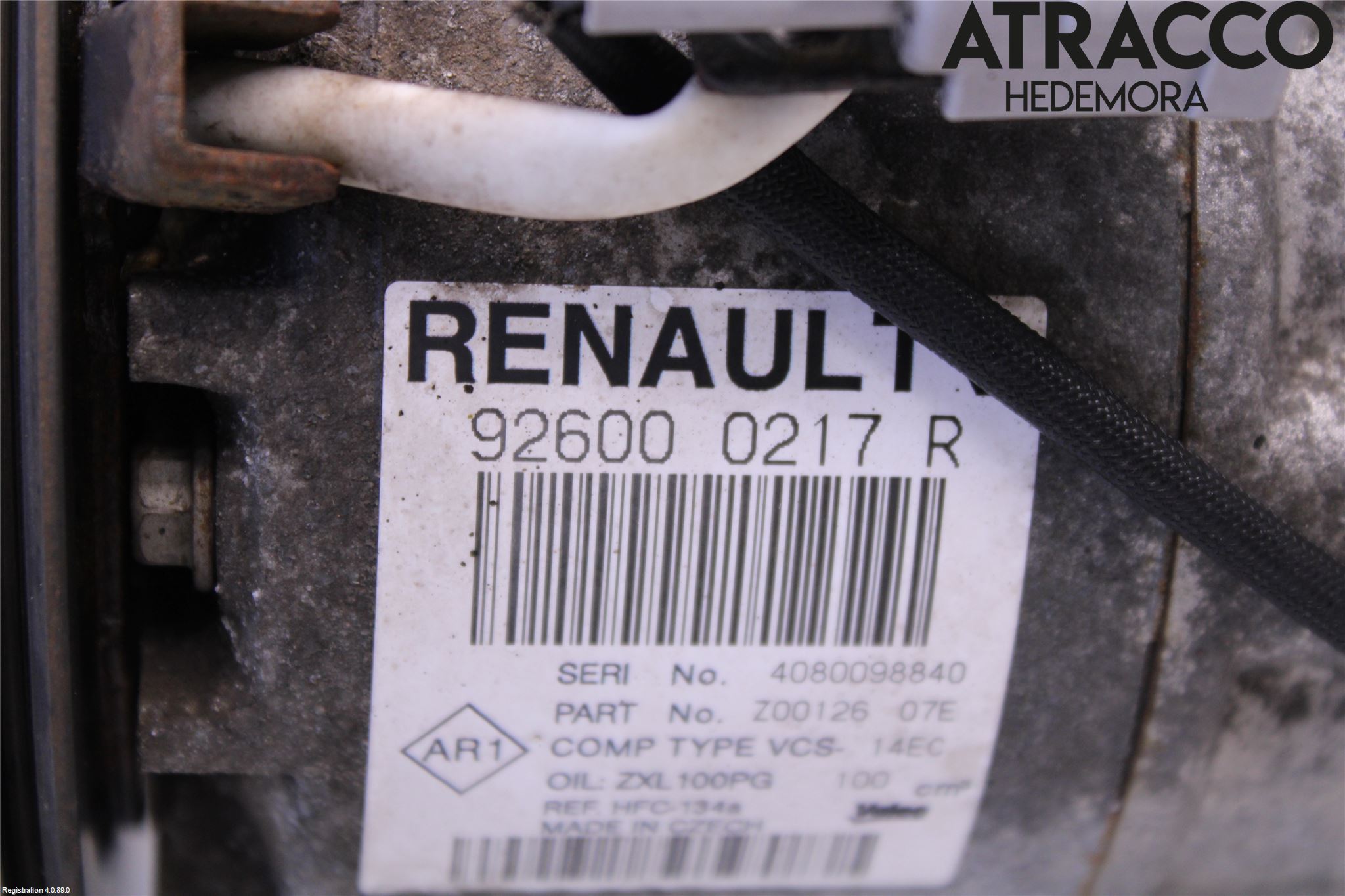 Renault CLIO IV 12-16 Varme Ac Kompressor