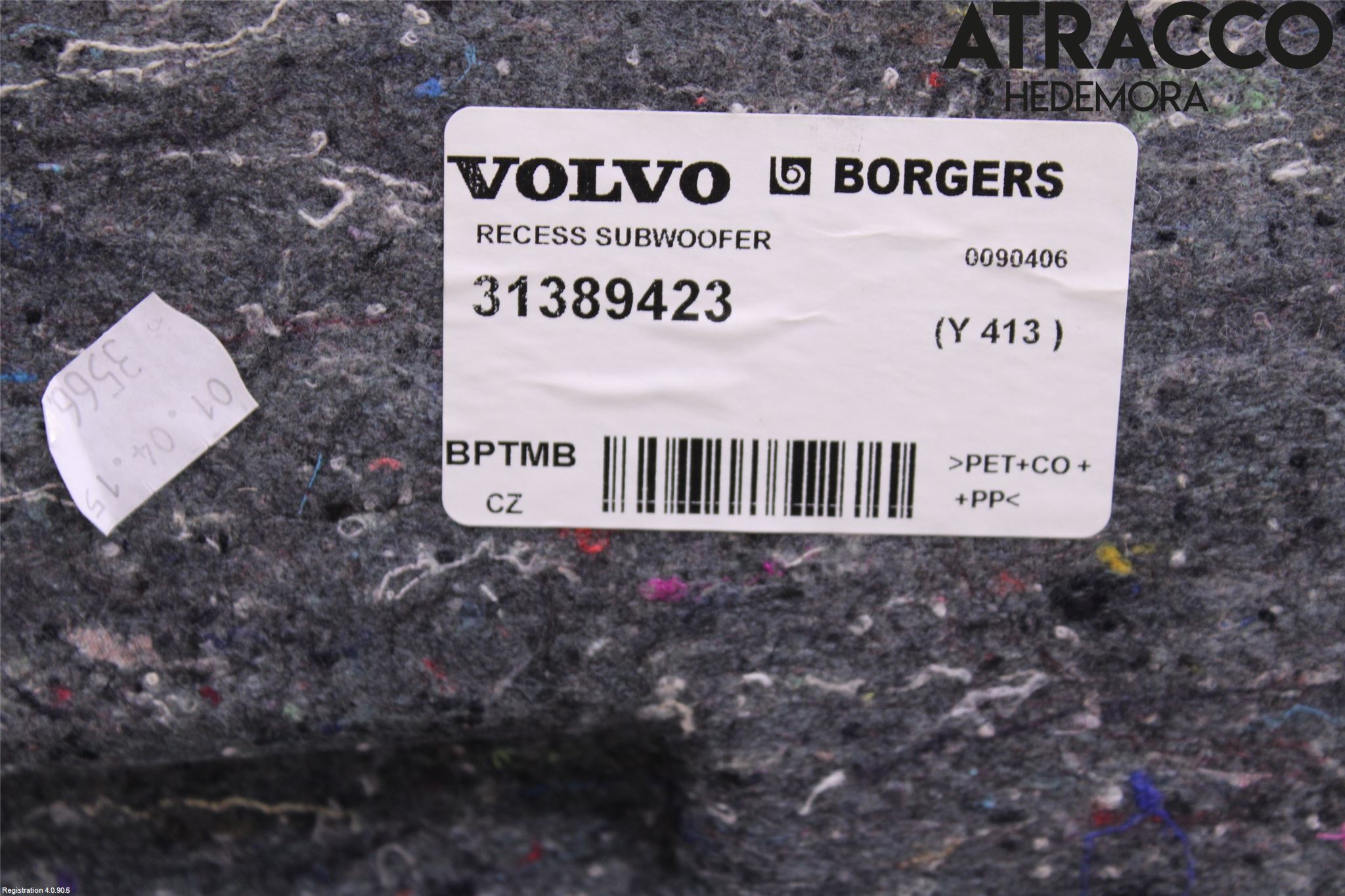 Volvo XC60 14-17 Innr Bagasjeromkledsel
