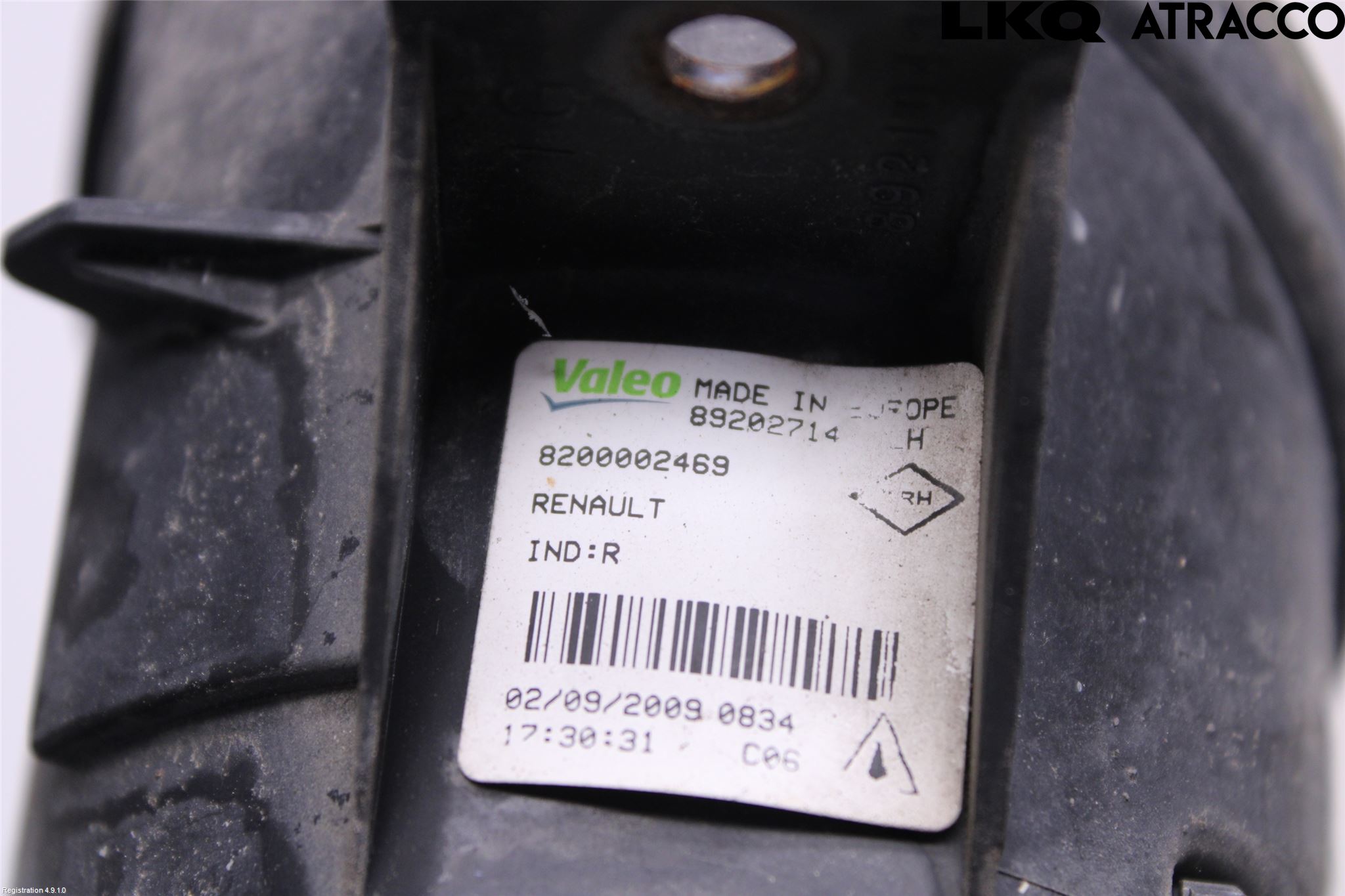 Renault CLIO III  09-12 Frontlykt-Kurve-Tåkelys