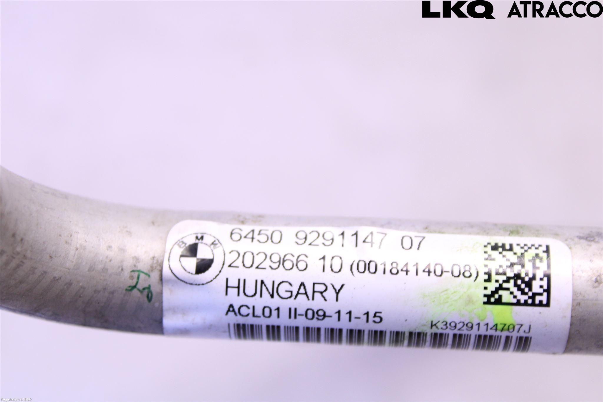 BMW i3 I01 13-22 Varme Ac Slange - Rør