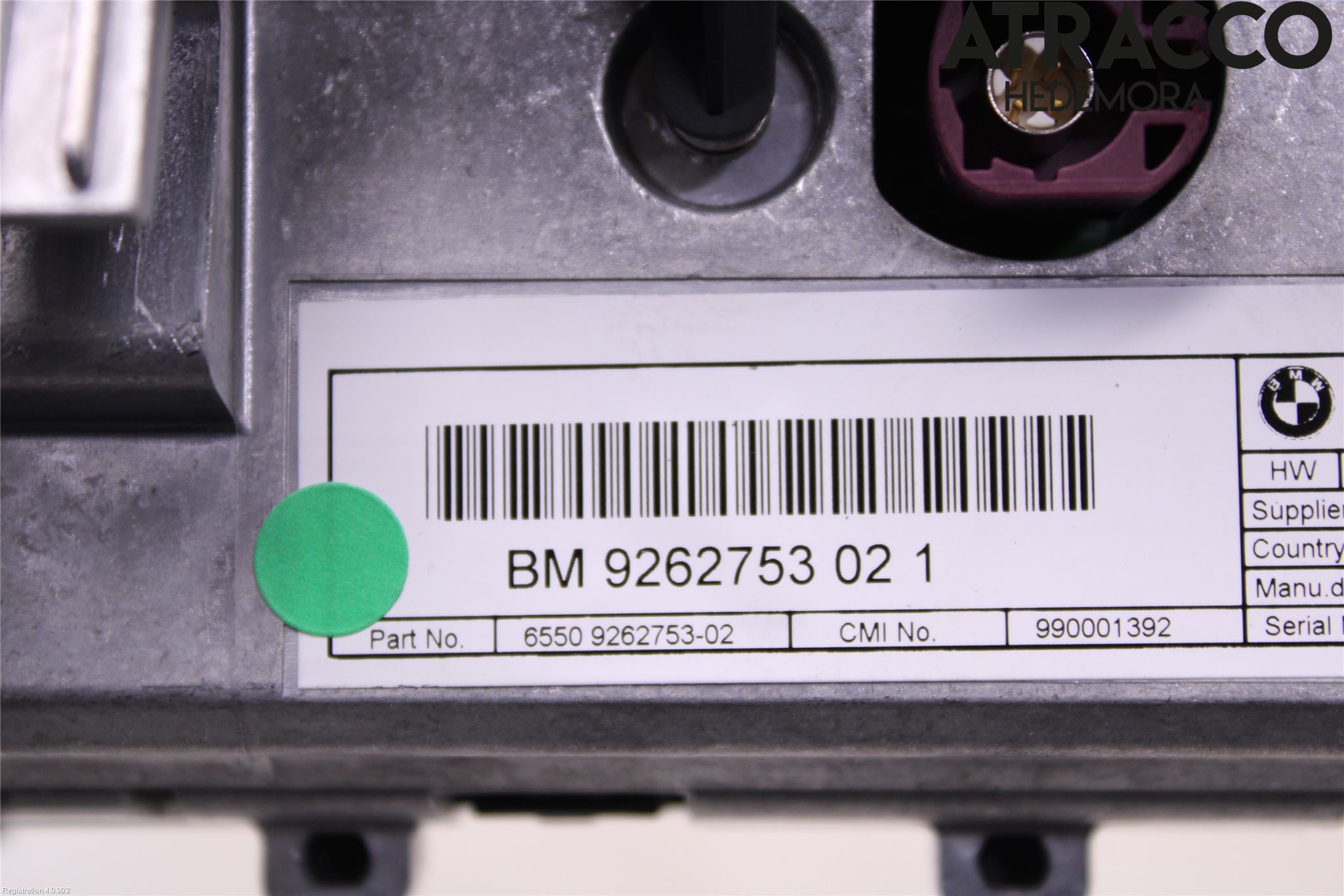 BMW 3 F30/F31/F80 12-19 Stereo Radio Med Cd