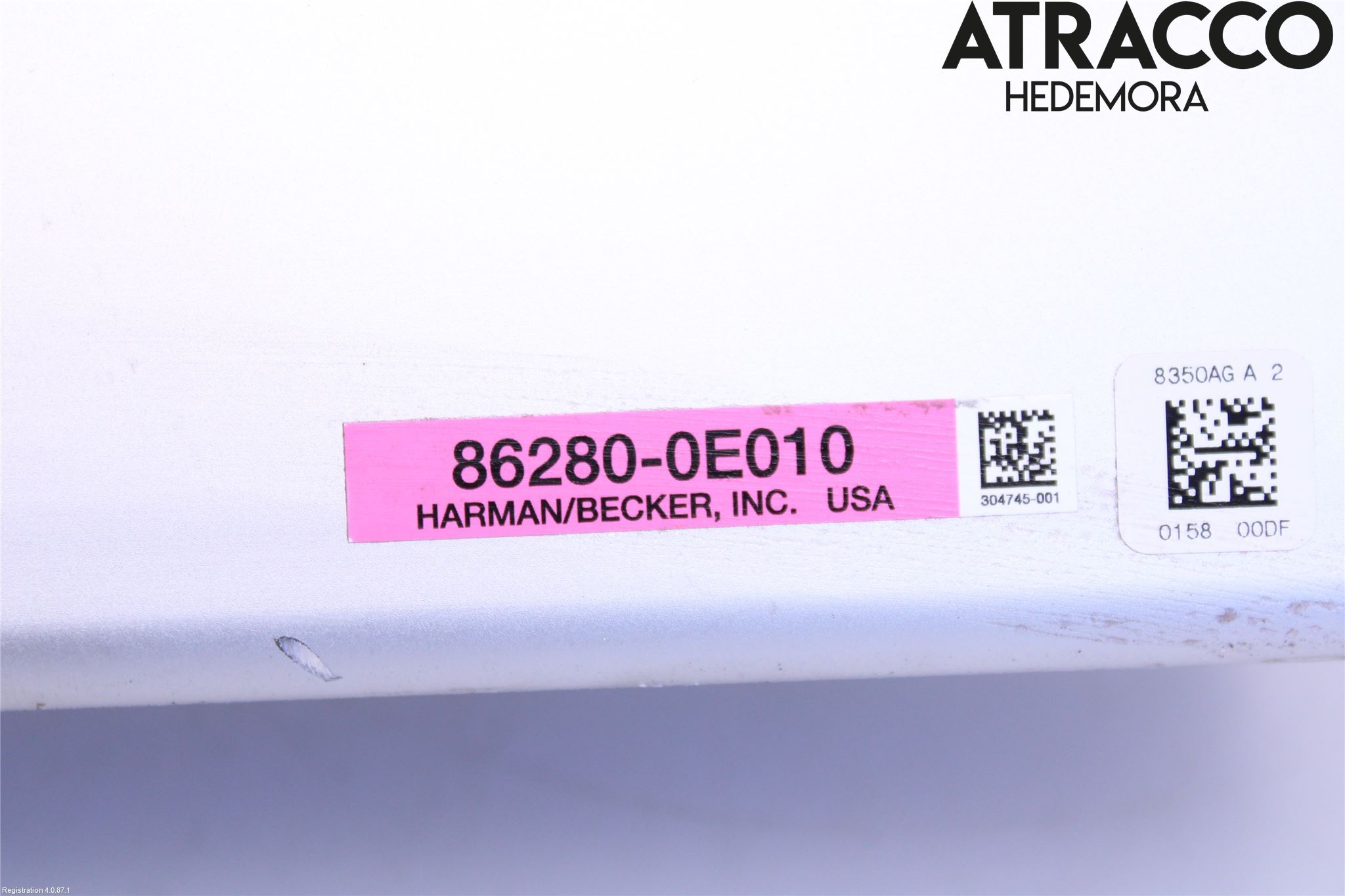 Toyota AURIS 13-19 Stereo Forsterker