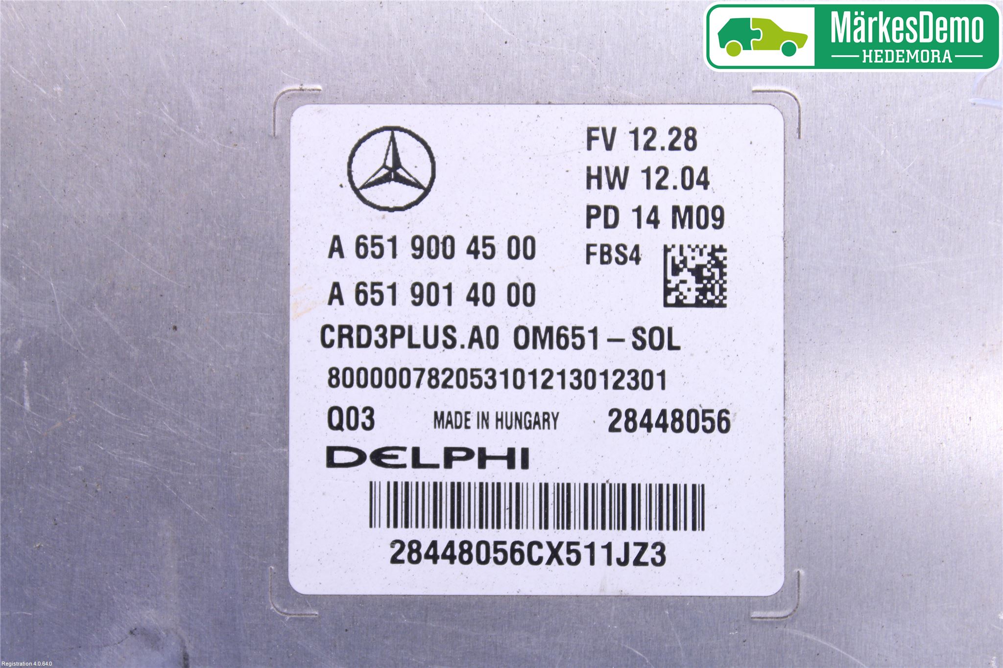 Mercedes-Benz MB C-KLASS (W205) 14-21 Styreenhet Innsprøytning
