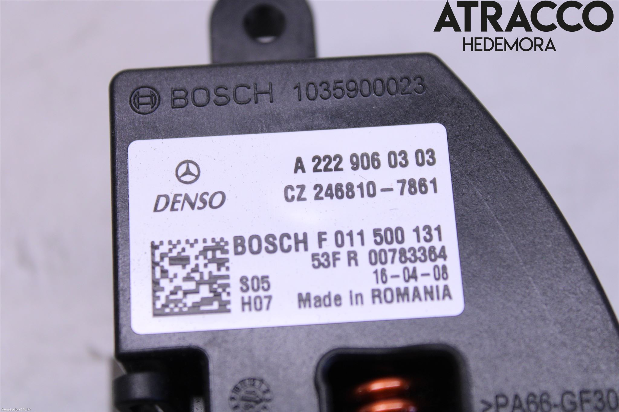 Mercedes-Benz MB CLA-KLASS (C117/X117) 13-19 Varmeapparat Viftemotstand