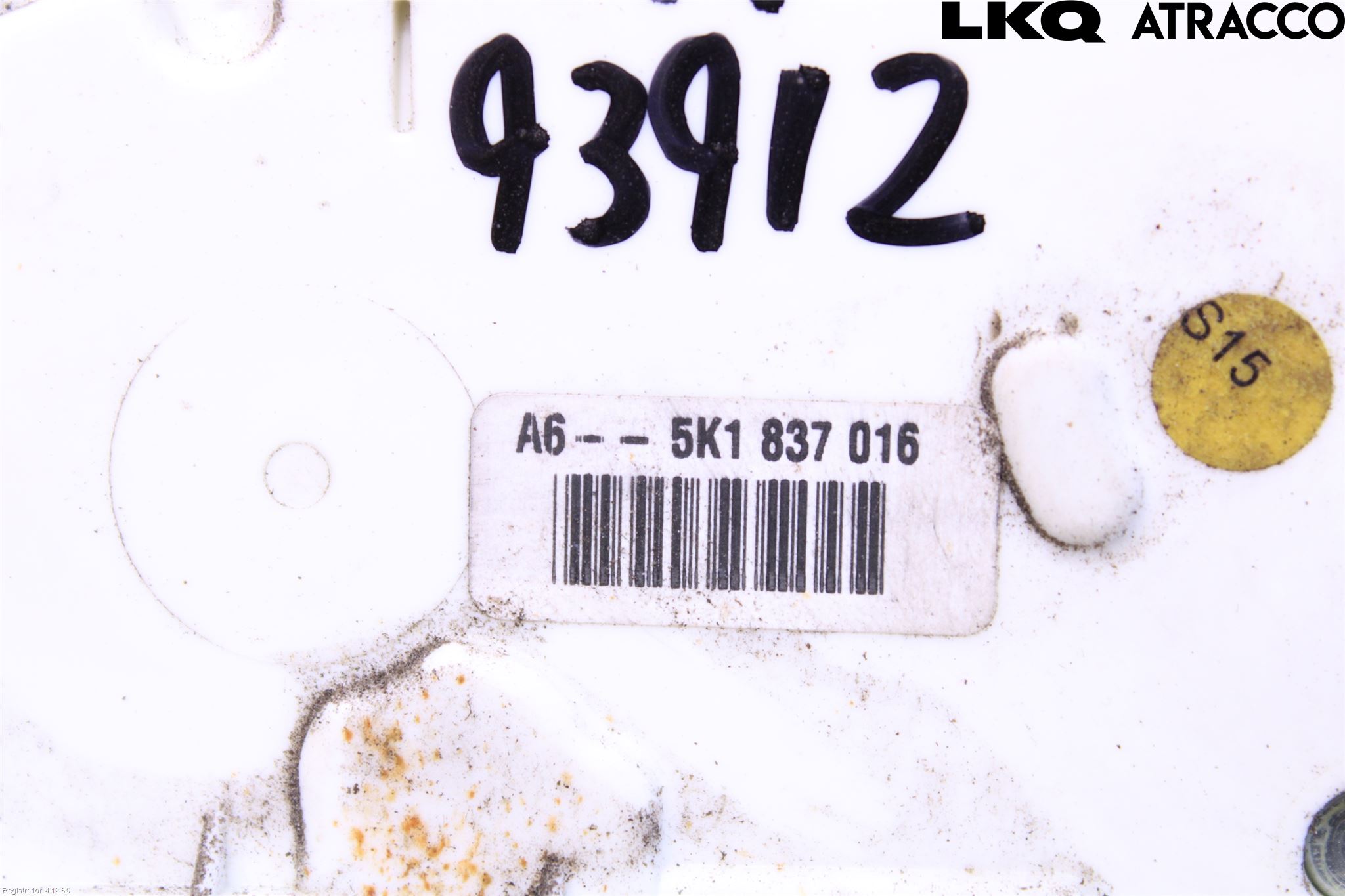 Volkswagen VW GOLF VI 09-13 Dørlås - Låsekasse