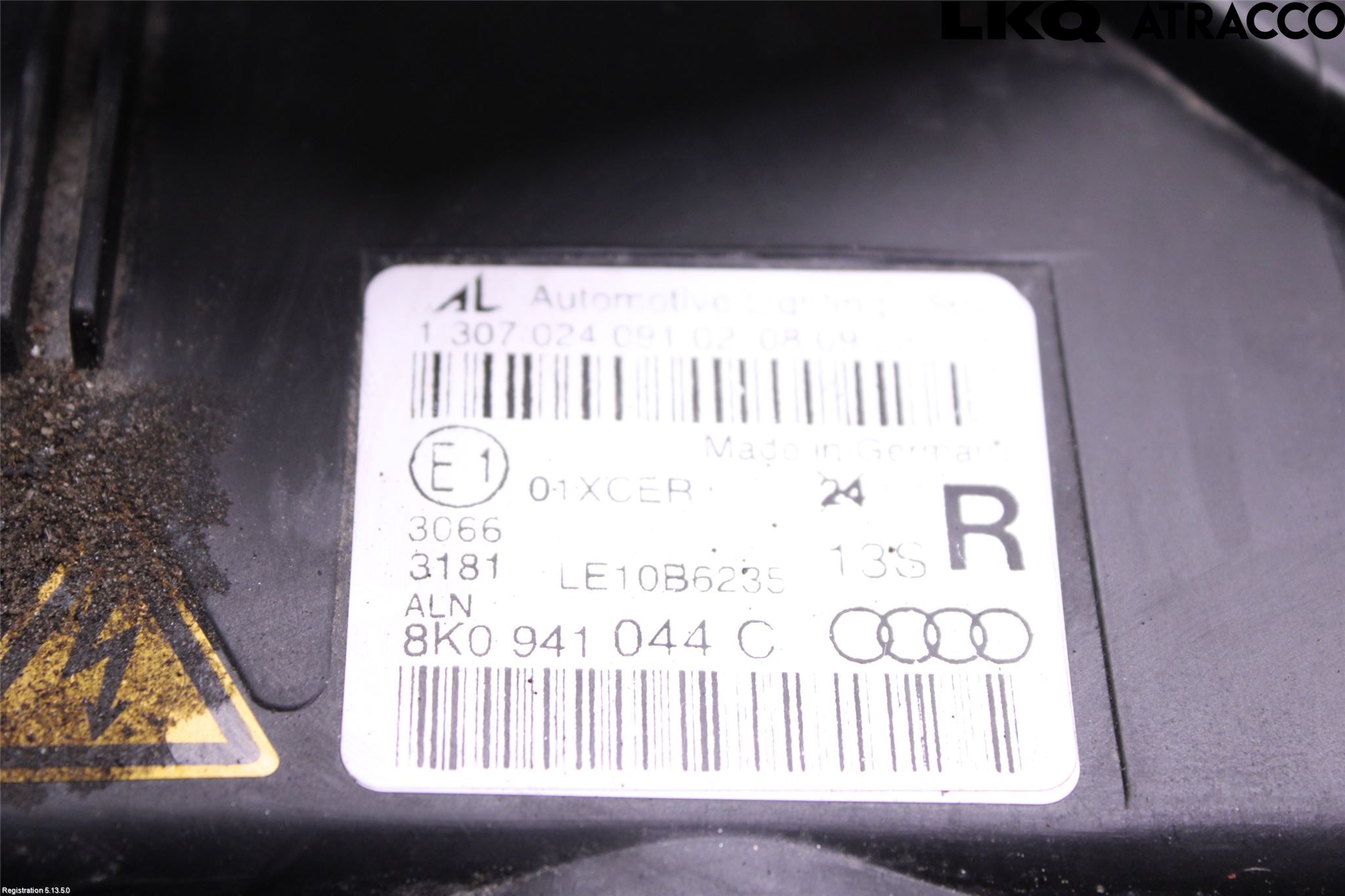 Audi A4 12-15 Frontlykt Høyre