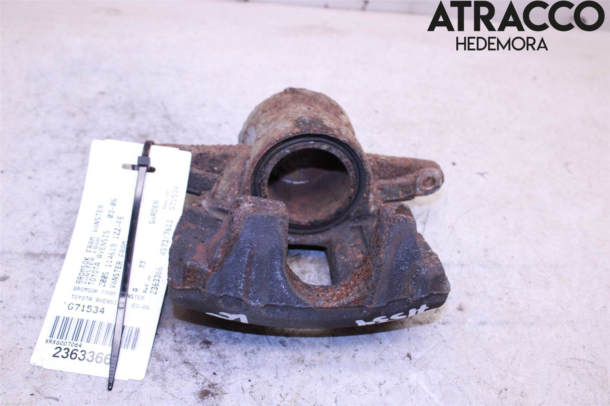 Toyota AVENSIS 03-06 Bremsecaliper Foran Venstre