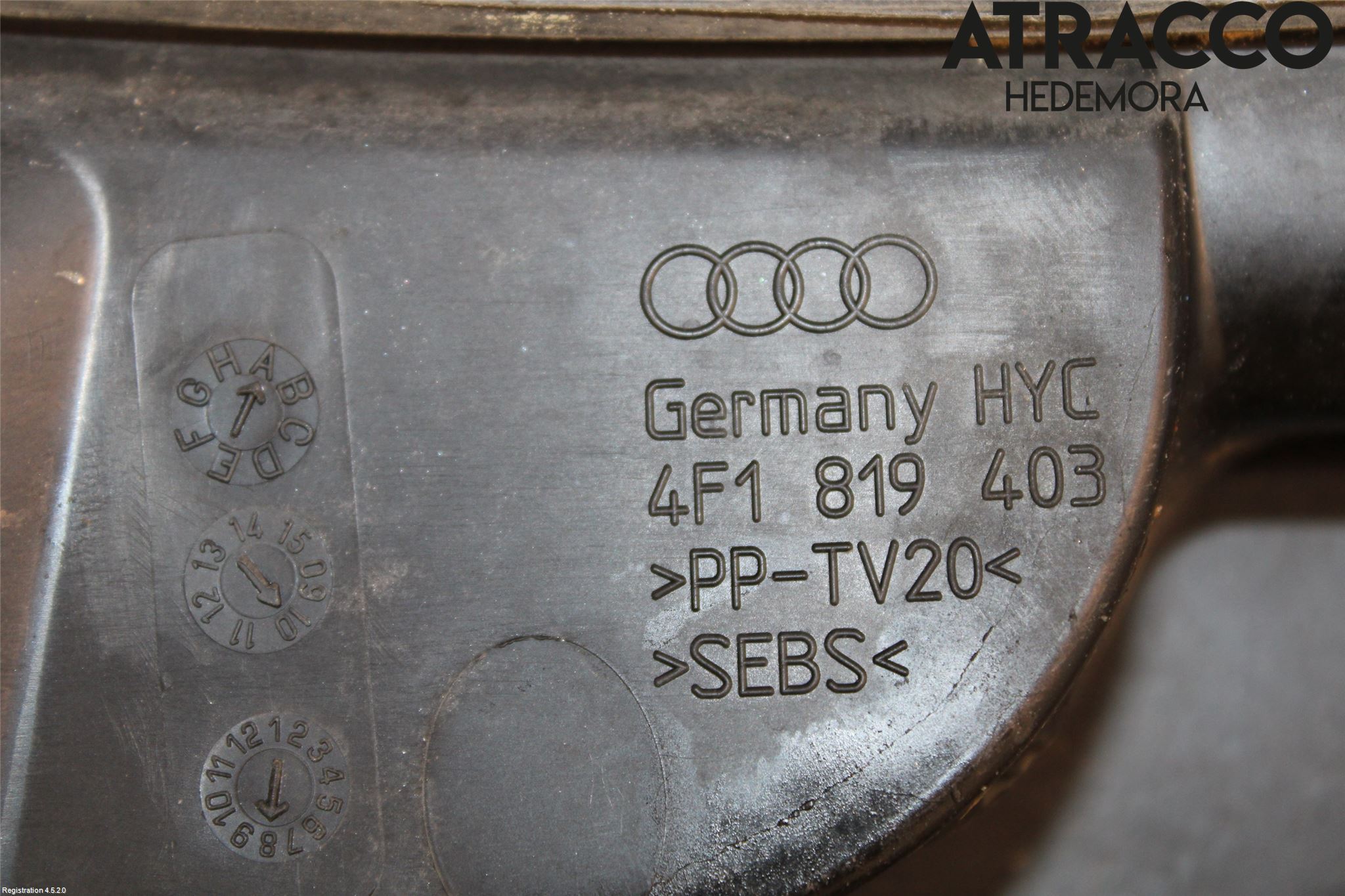 Audi A6/S6     05-11 Visker Deksel-Grill-Under Frr