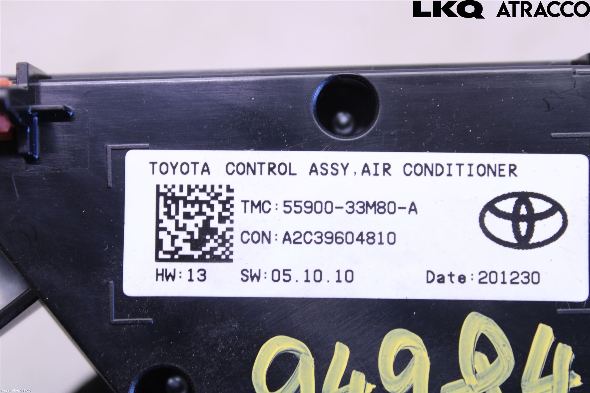 Toyota CAMRY 19-24 Varme Ac Betjening-Display