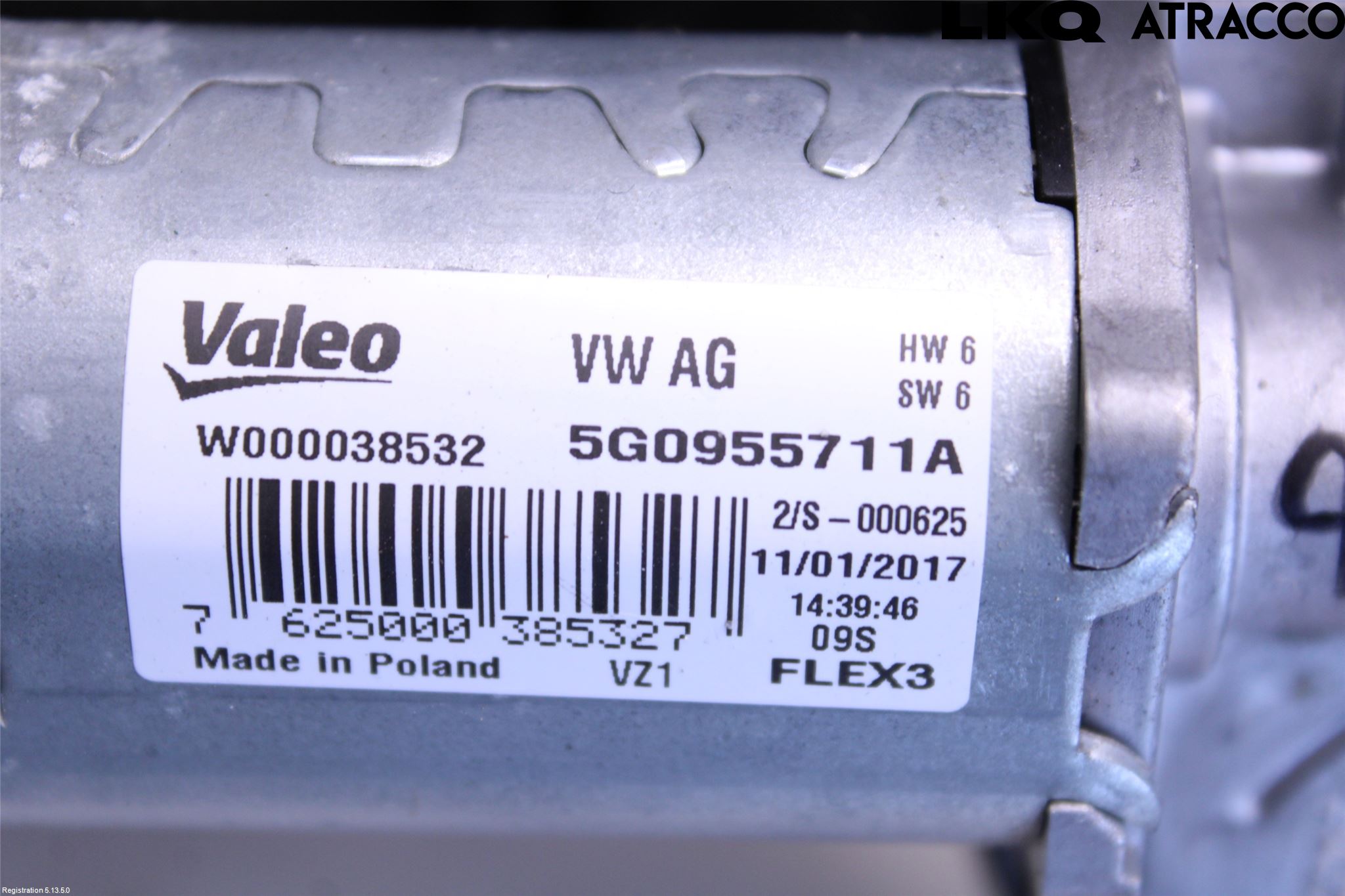 Volkswagen VW GOLF / E-GOLF VII 13-20 Viskermotor Bakluke