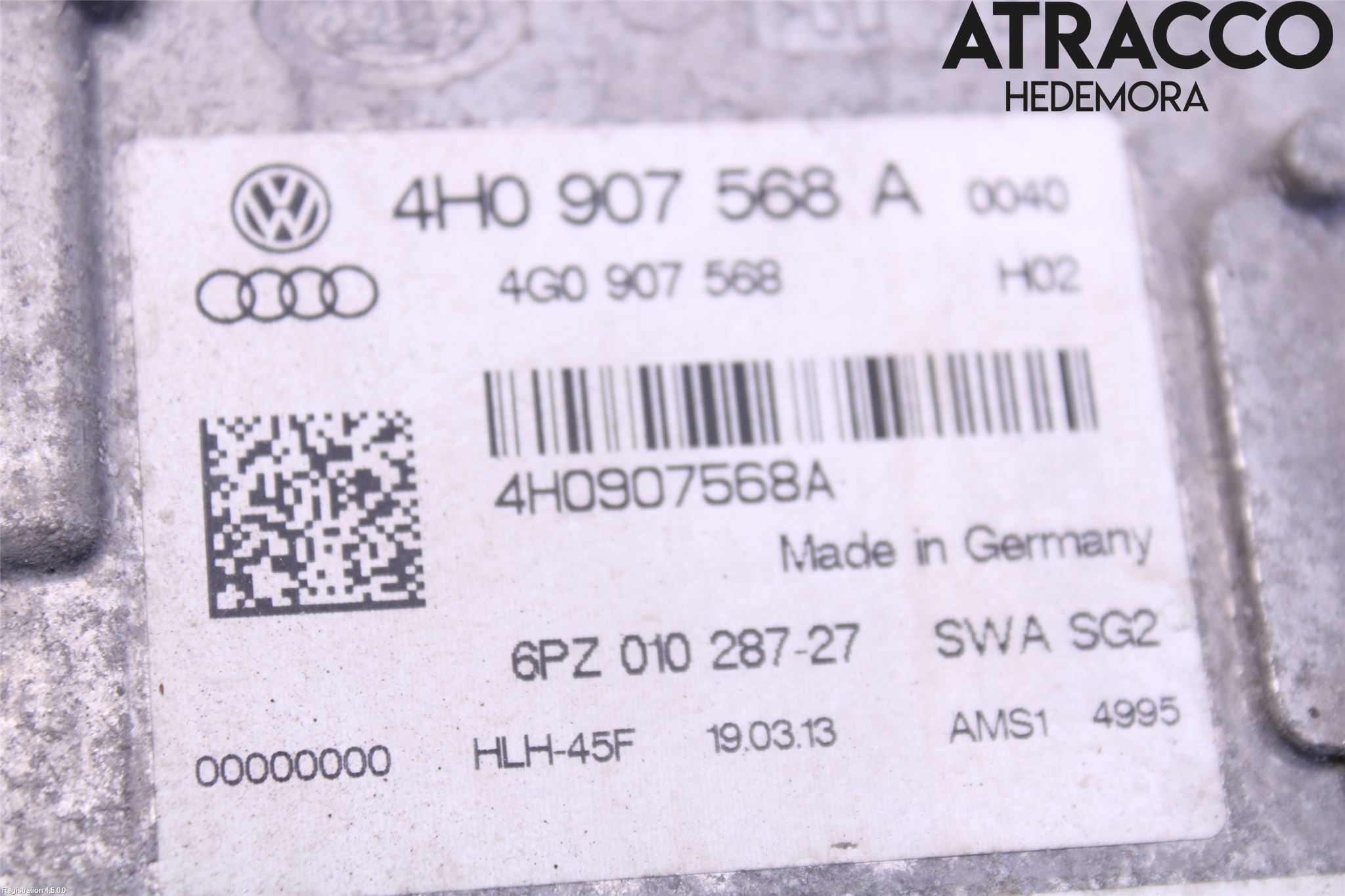 Audi A8/S8 4H 10-17 Styreenhet Øvrig
