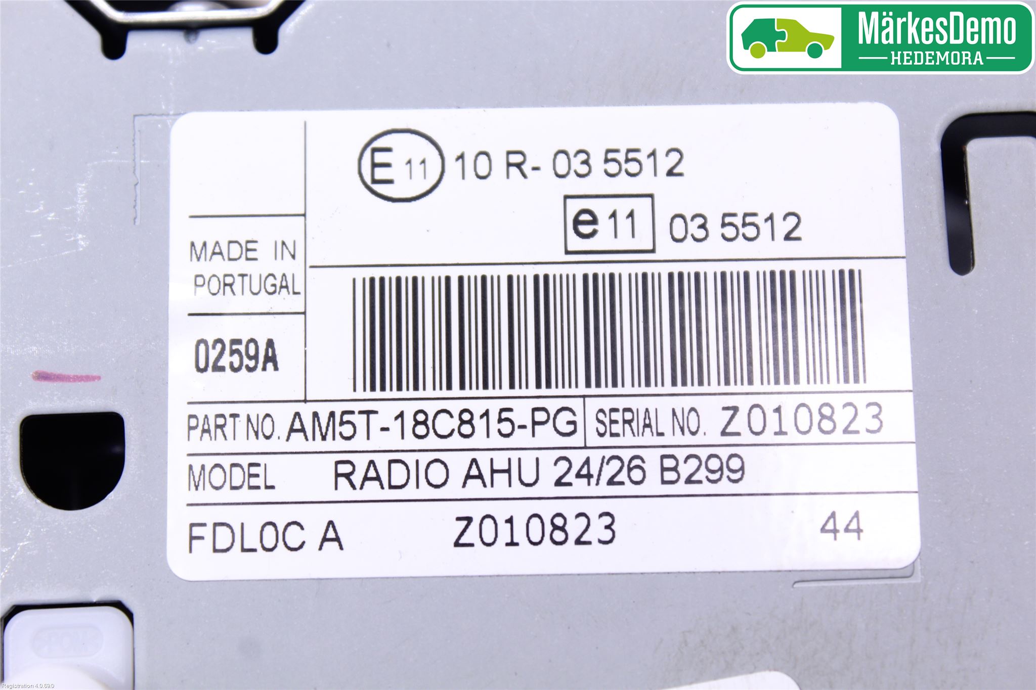 Ford FIESTA 13-17 Stereo Radio Med Cd