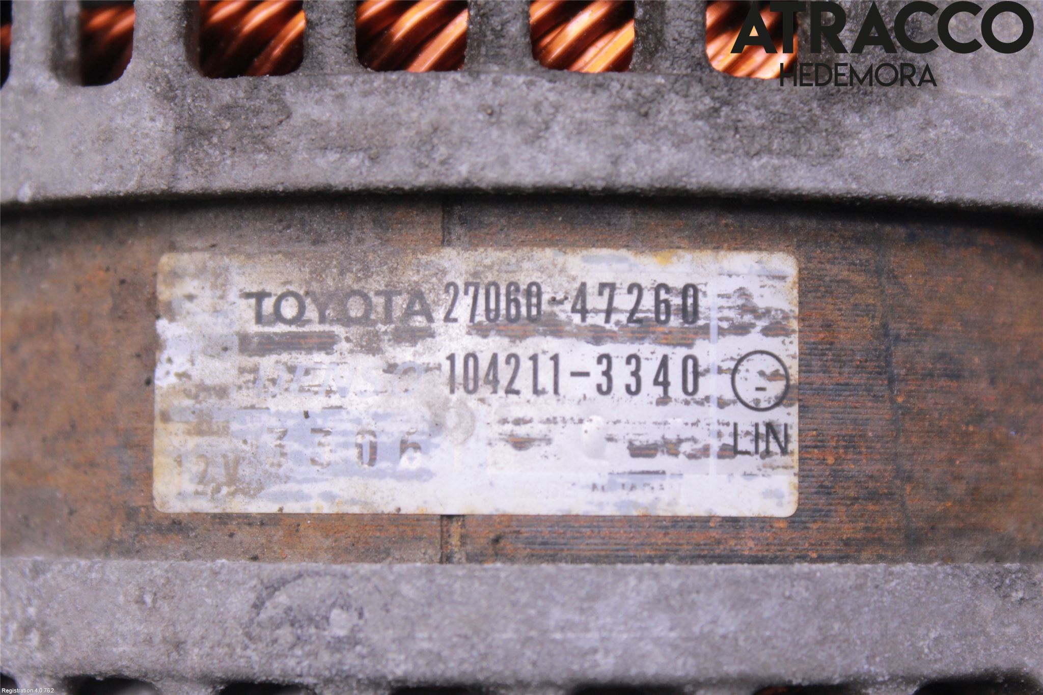 Toyota VERSO-S 11-16 Dynamo