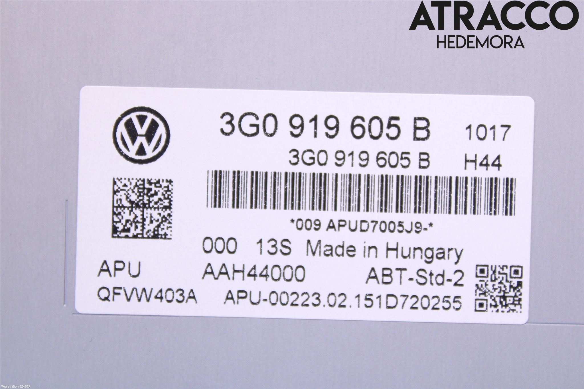 Volkswagen VW PASSAT 15-19 Stereo Radio Med Cd