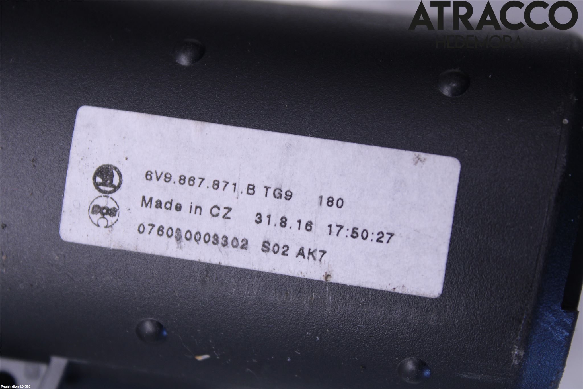 Skoda FABIA 15-21 Innr Innsyn Beskytelse Stv