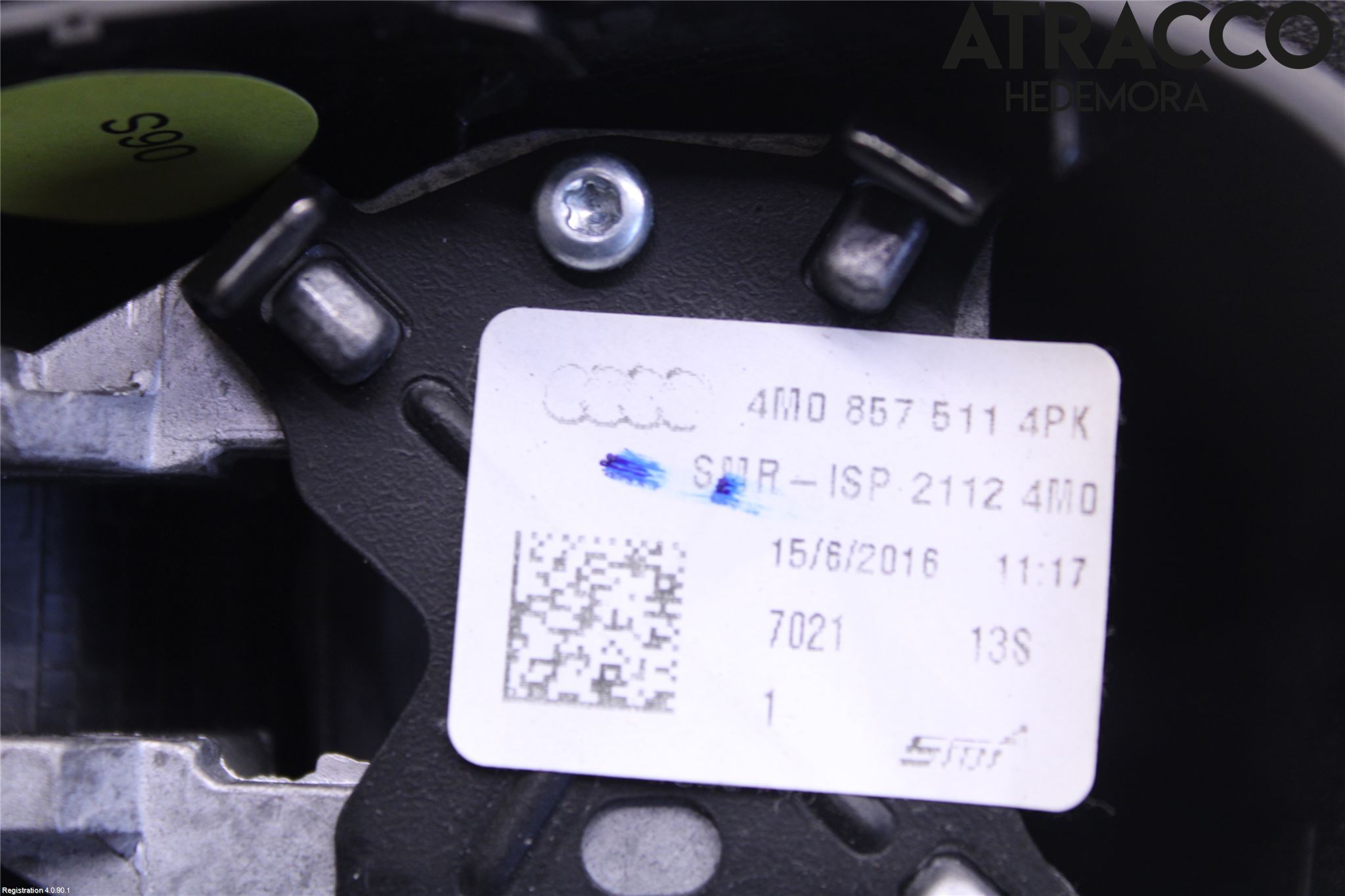 Audi A4/S4 B9 16-19 Speil Innvendig
