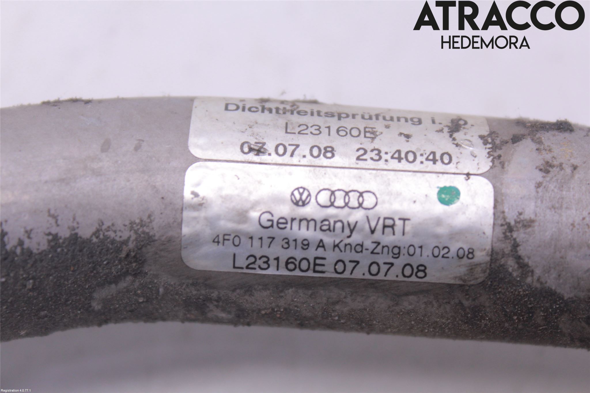 Audi A6/S6     05-11 Motor Oljerør - Slange