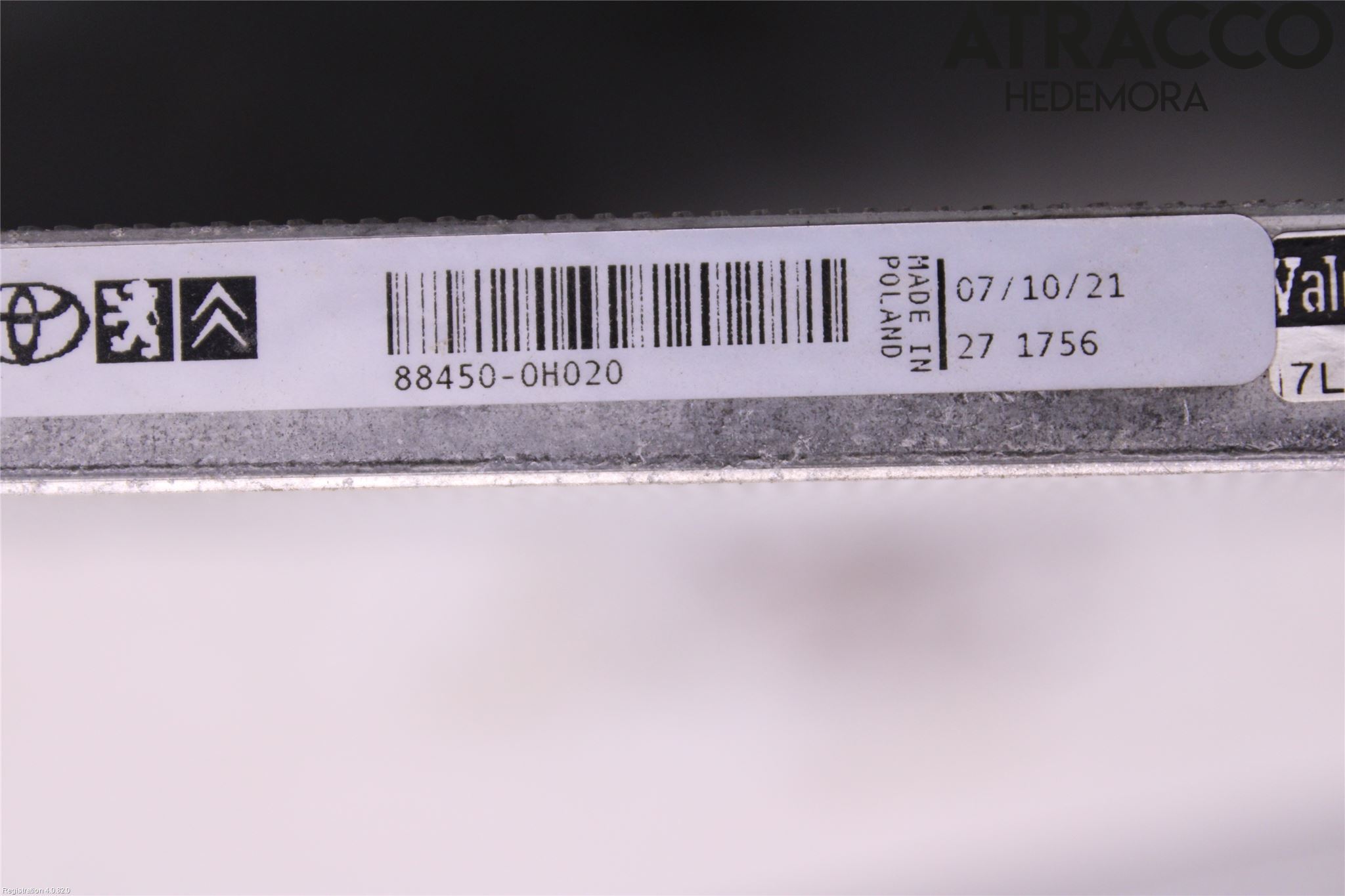 Toyota AYGO 06-14 Varme Ac Kondenser-Kjøler