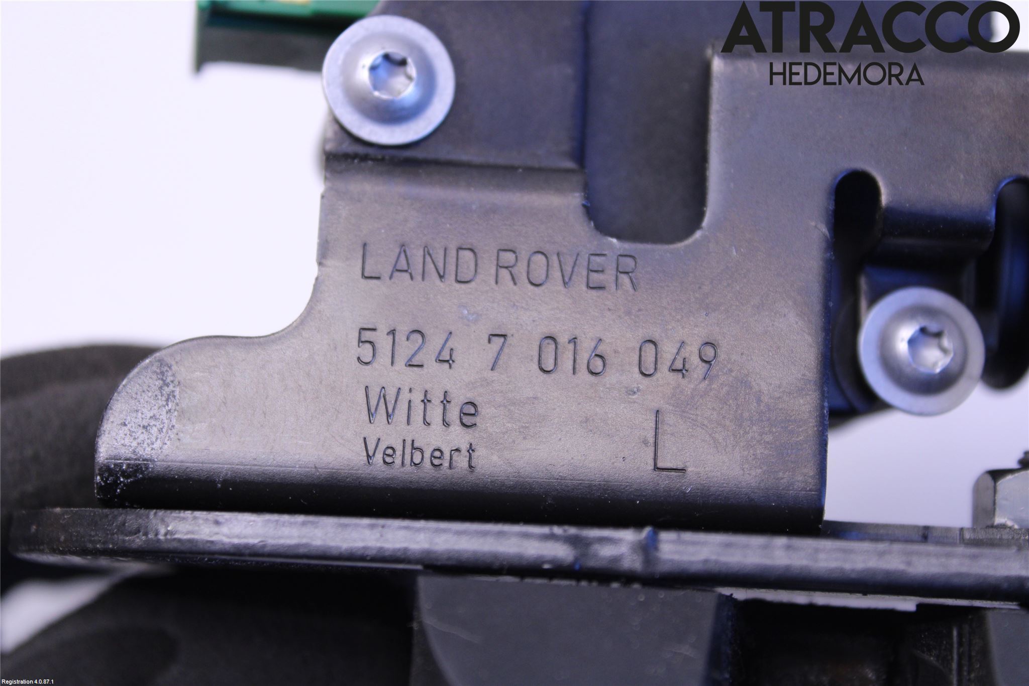 Landrover LAND ROVER DISCOVERY 3 05-09 Bakluke-Lokk Låsekasse