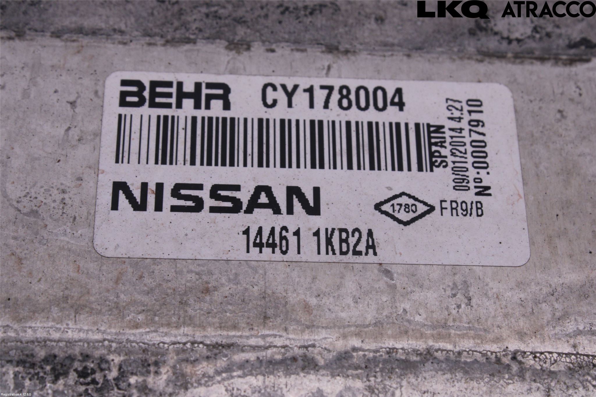 Nissan NV200/NV200 COMBI Intercooler Radiator