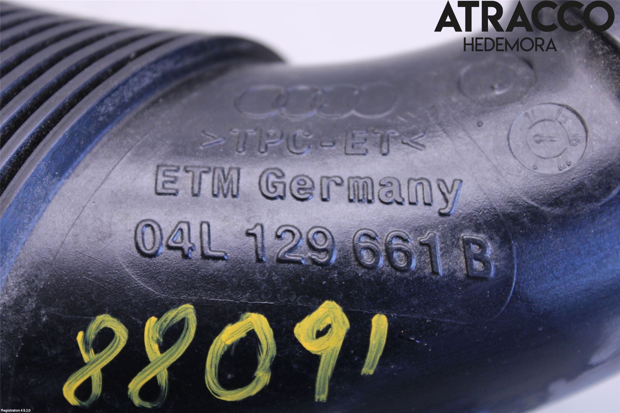 Audi A4/S4 B9 16-19 Inns Gummibelg - Slange