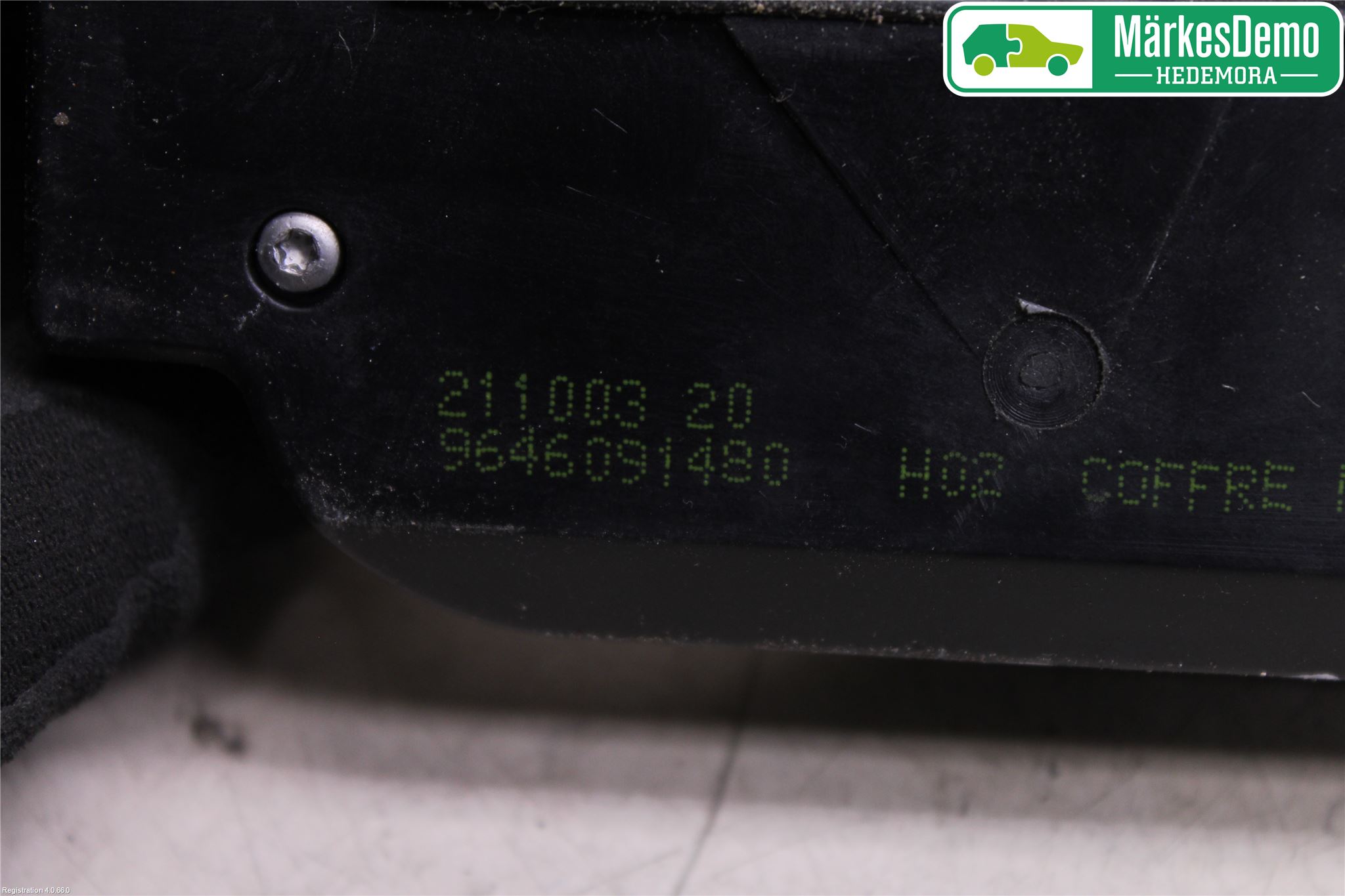 Peugeot 307     05-08 Bakluke-Lokk Låsekasse