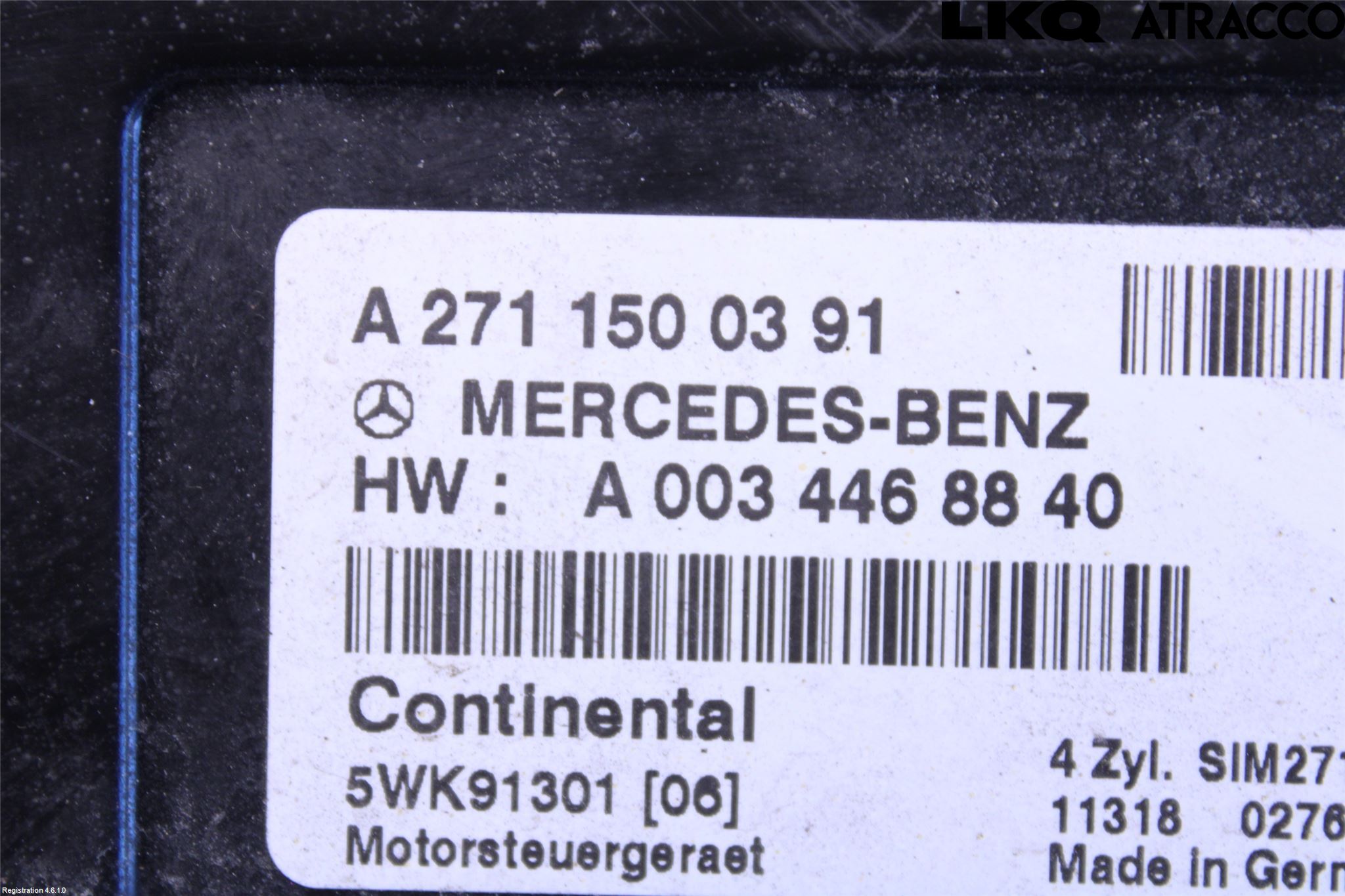 Mercedes-Benz MB C-KLASS (W204) 07-15 Styreenhet Innsprøytning