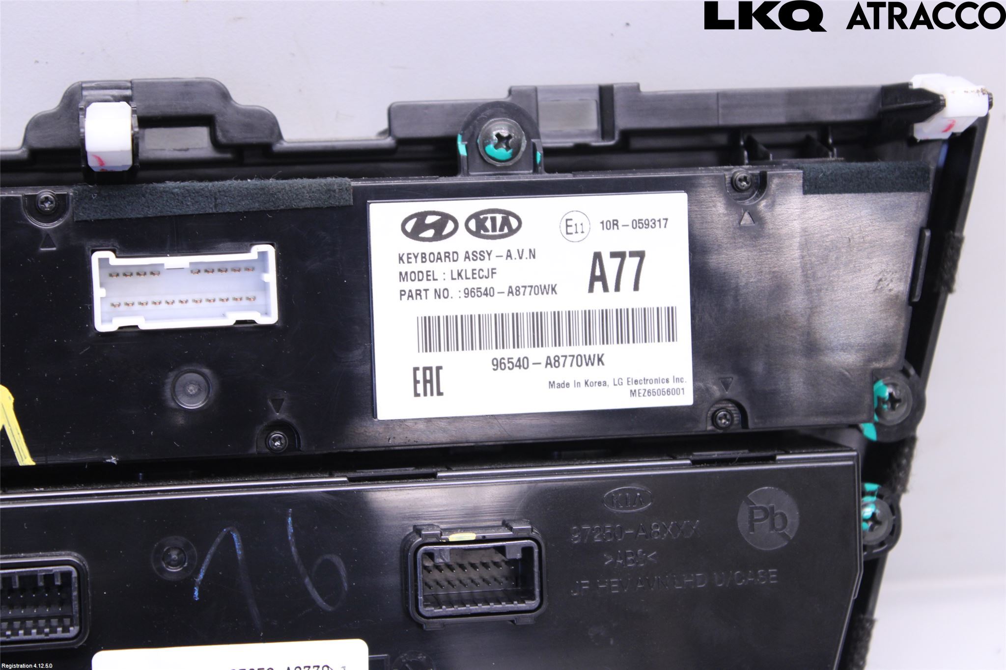 Kia OPTIMA 16-20 Varme Ac Betjening-Display