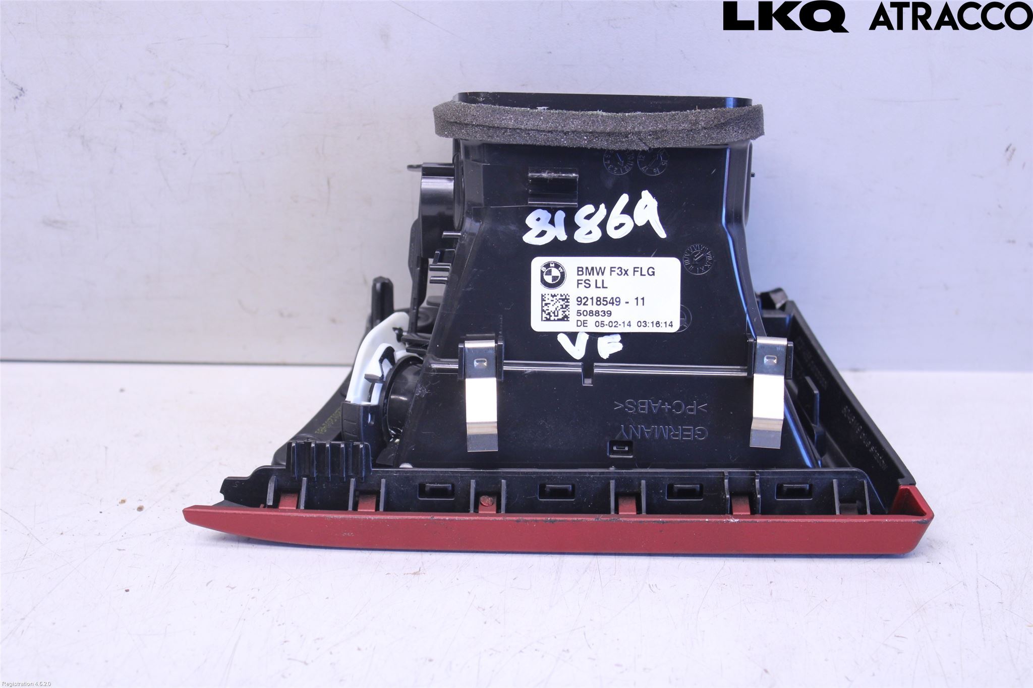 BMW 3 F30/F31/F80 12-19 Dashbord Kanal - Dyse
