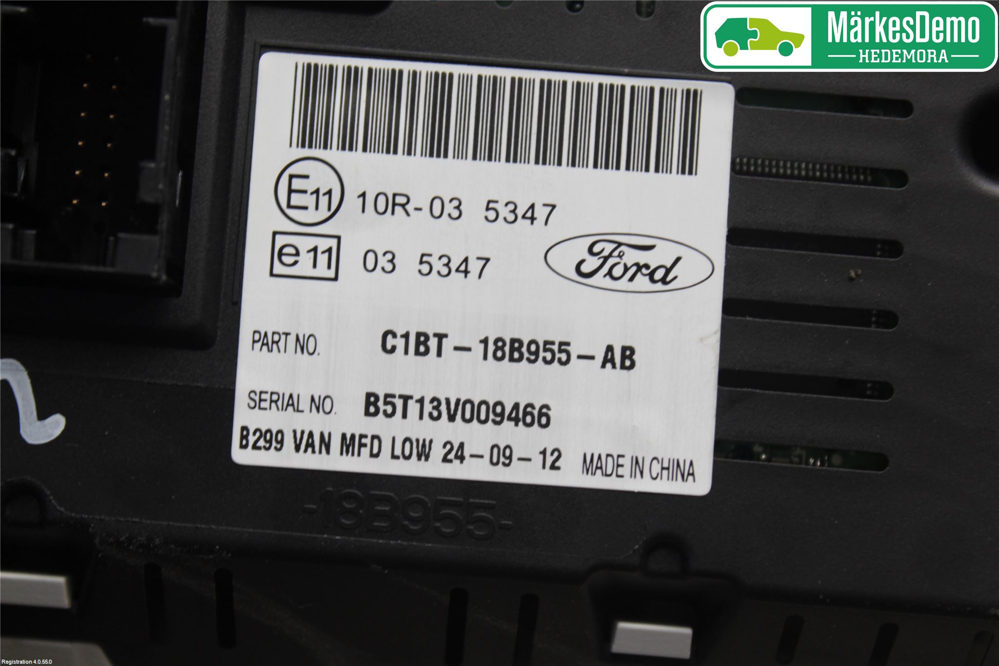 Ford FIESTA 13-17 Instr Klokke