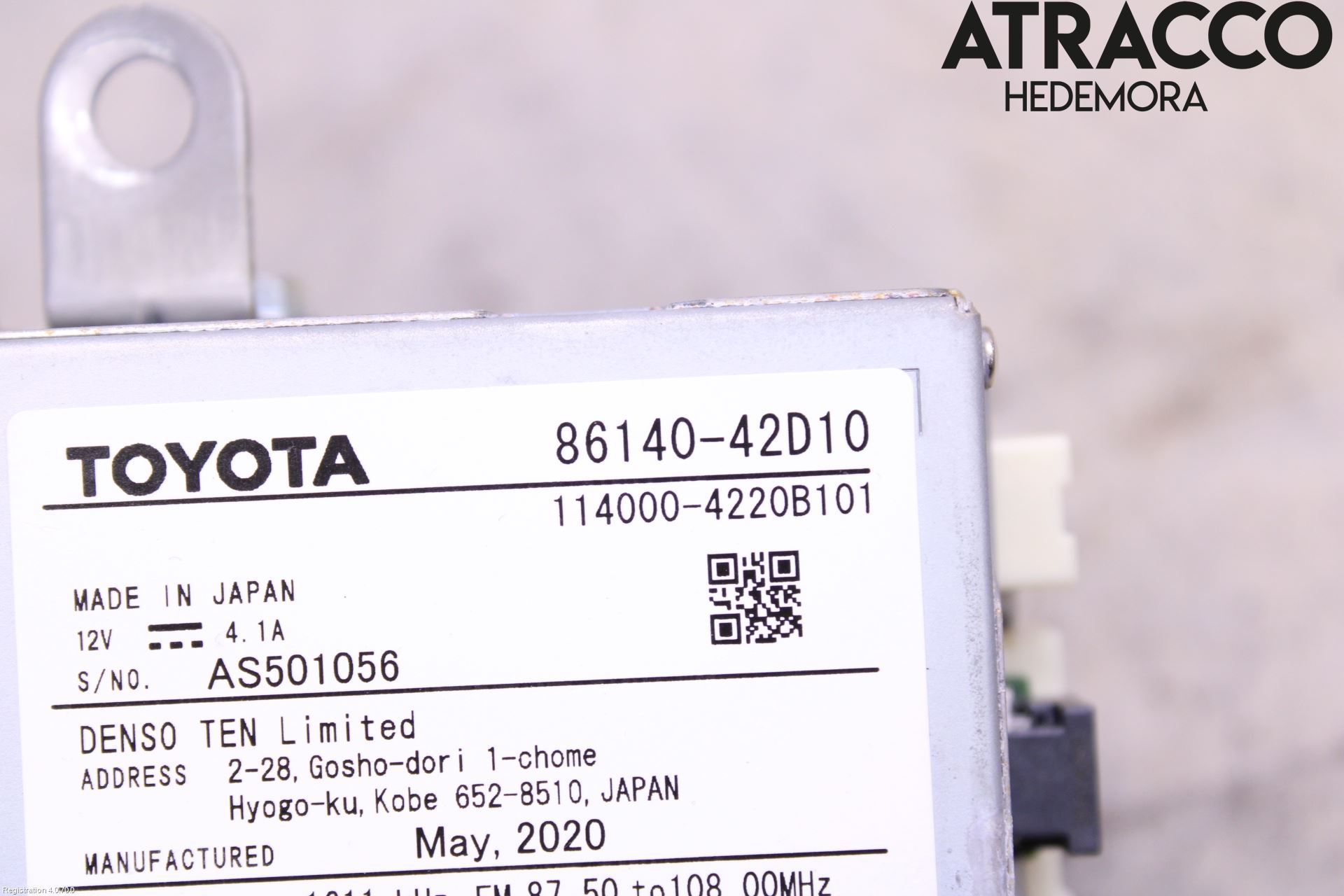 Toyota RAV4 19- Stereo Radio Med Cd