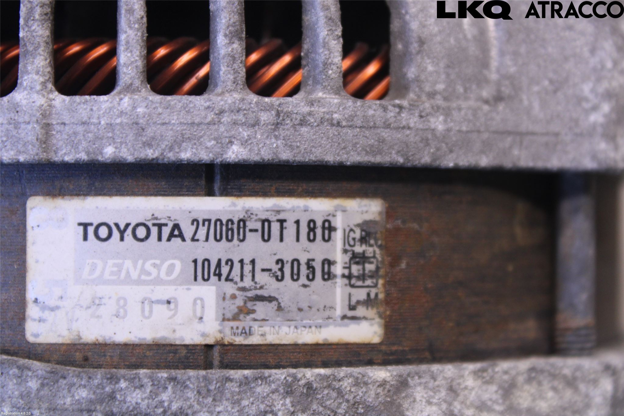 Toyota AVENSIS 09-15 Dynamo
