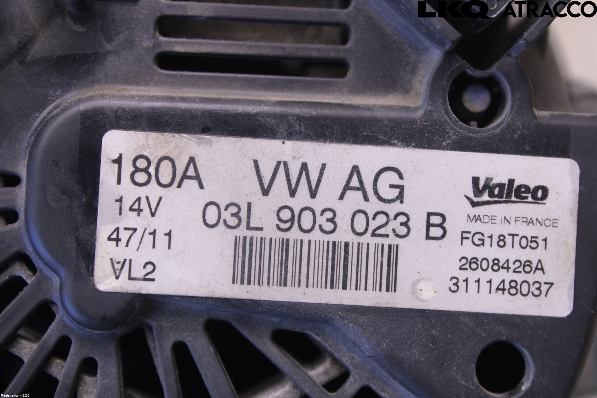 Volkswagen VW PASSAT 11-14 Dynamo