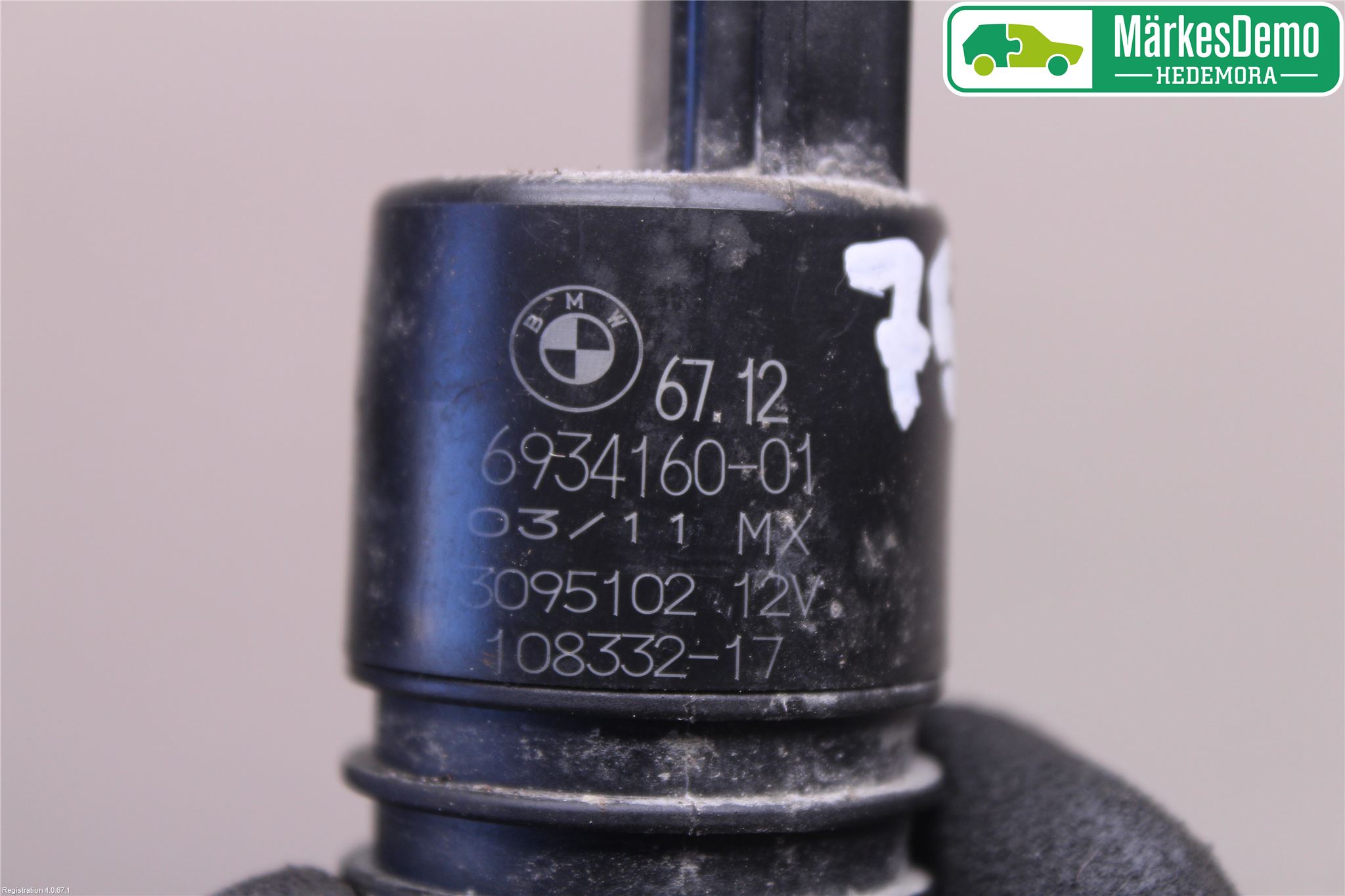 BMW X3 F25 10-17 Spylerpumpe Bakluke
