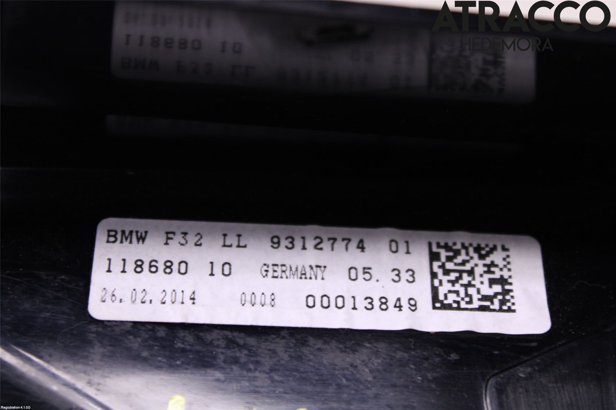 BMW 4 F32/F33/F82/F83 13-20 Instr Kombinert