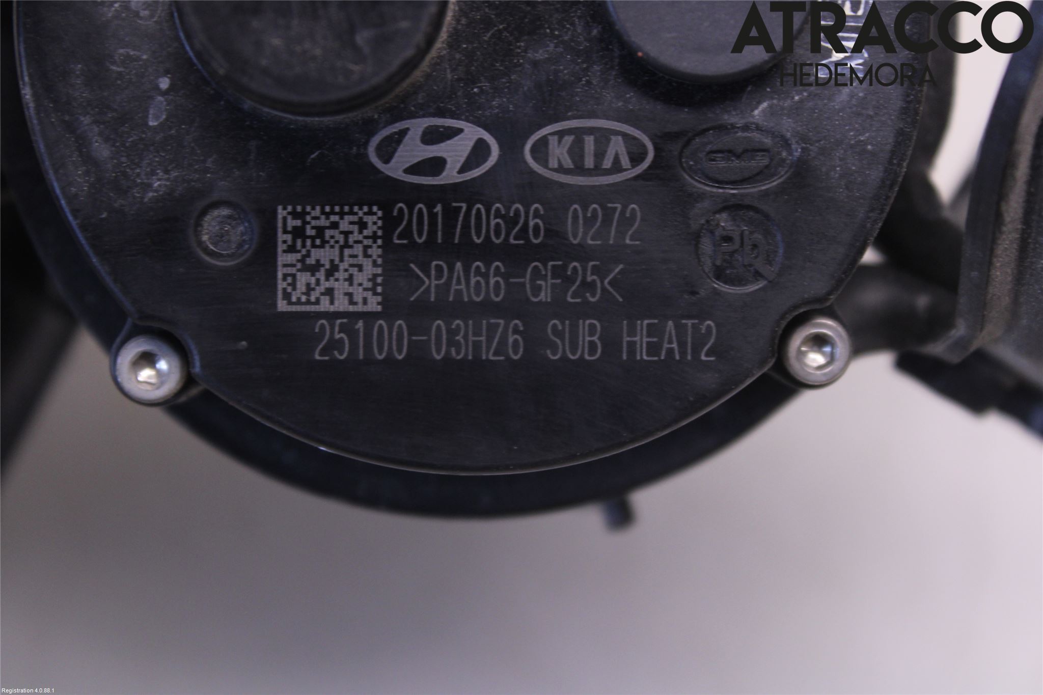 Kia NIRO (DE) 17-22 Varme Sirkulasjonspumpe
