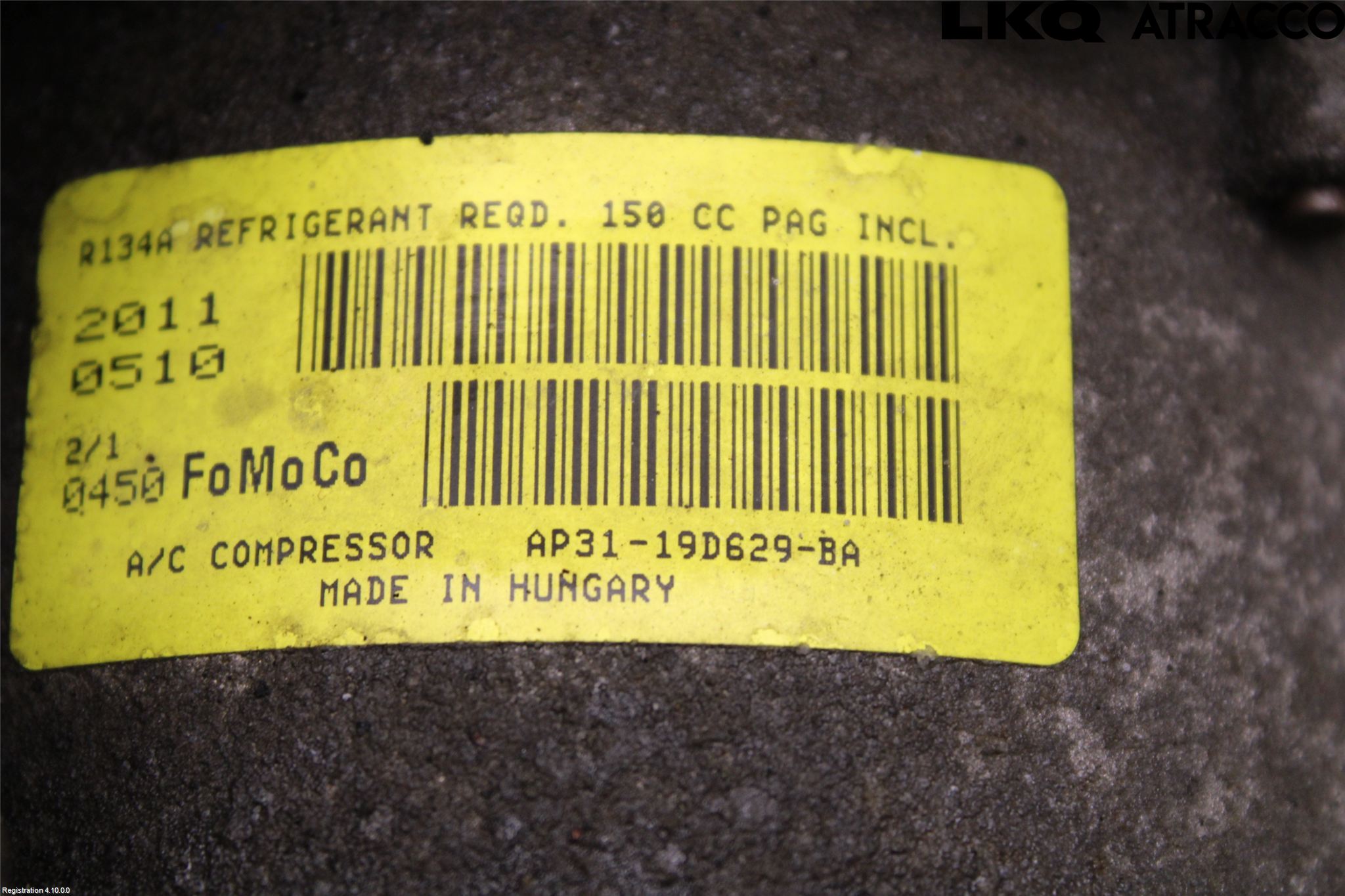 Ford FOCUS 11-14 Varme Ac Kompressor
