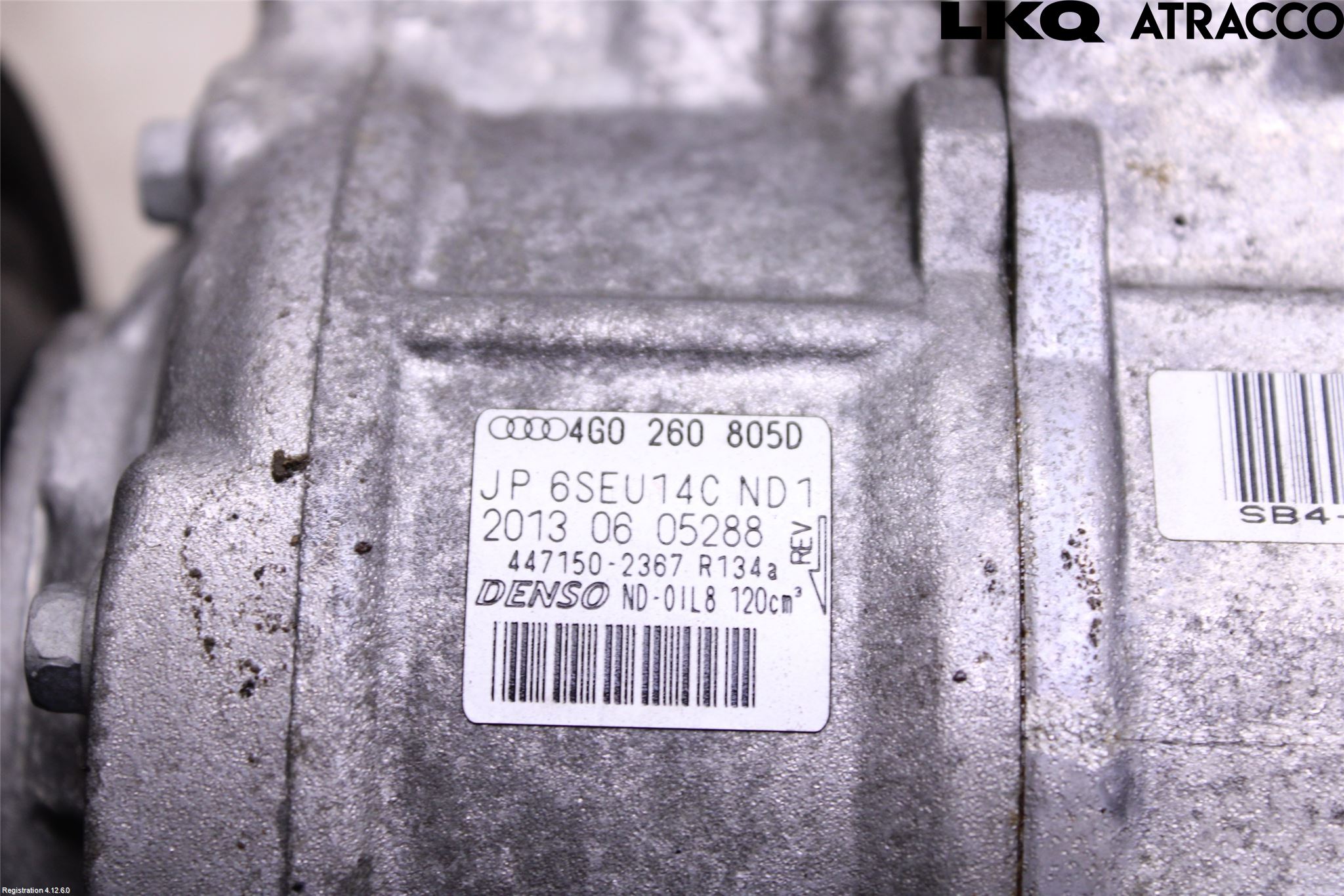 Audi A6/S6 4G 11-18 Varme Ac Kompressor