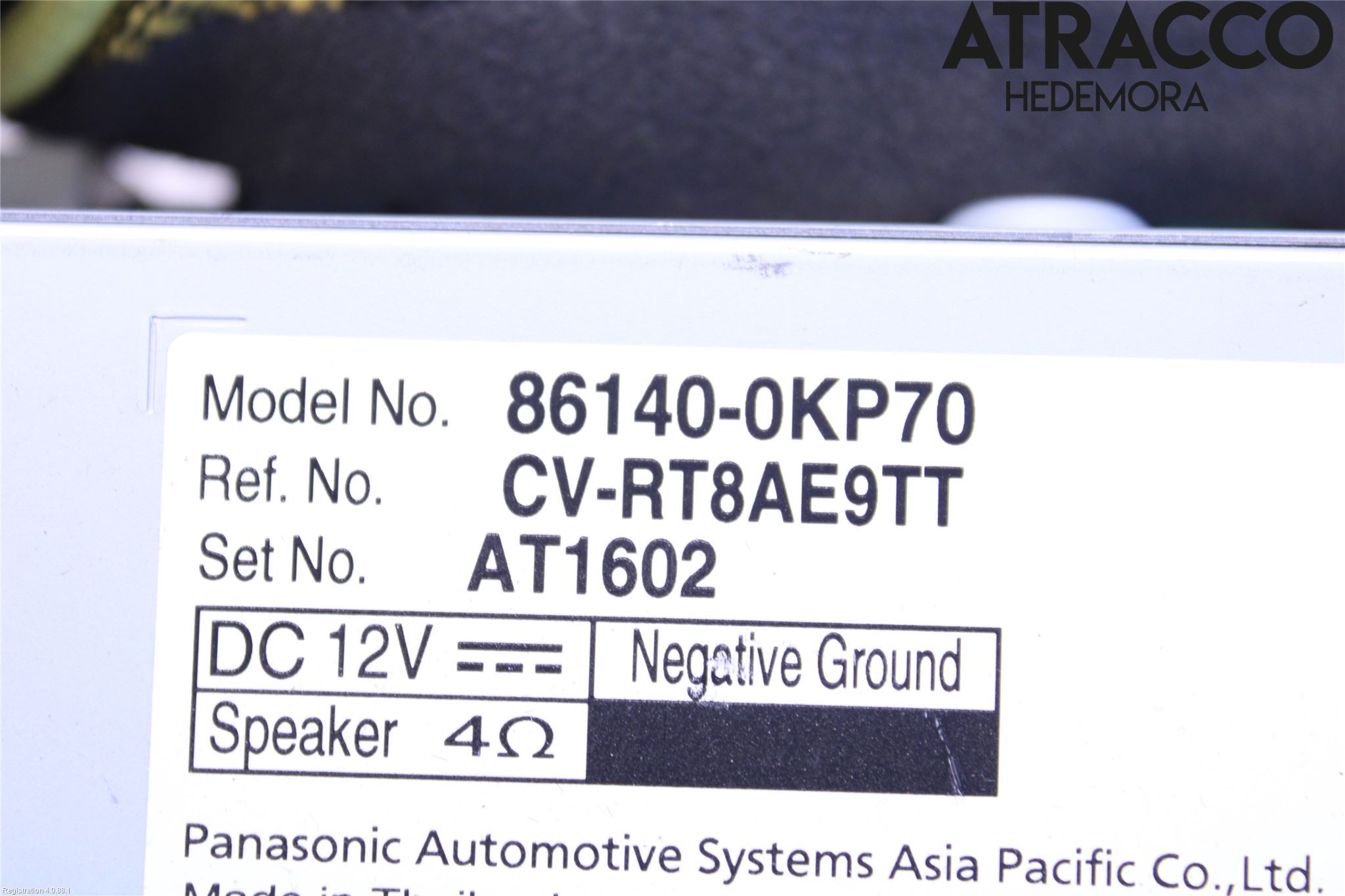 Toyota HILUX 16- Stereo Radio Med Cd