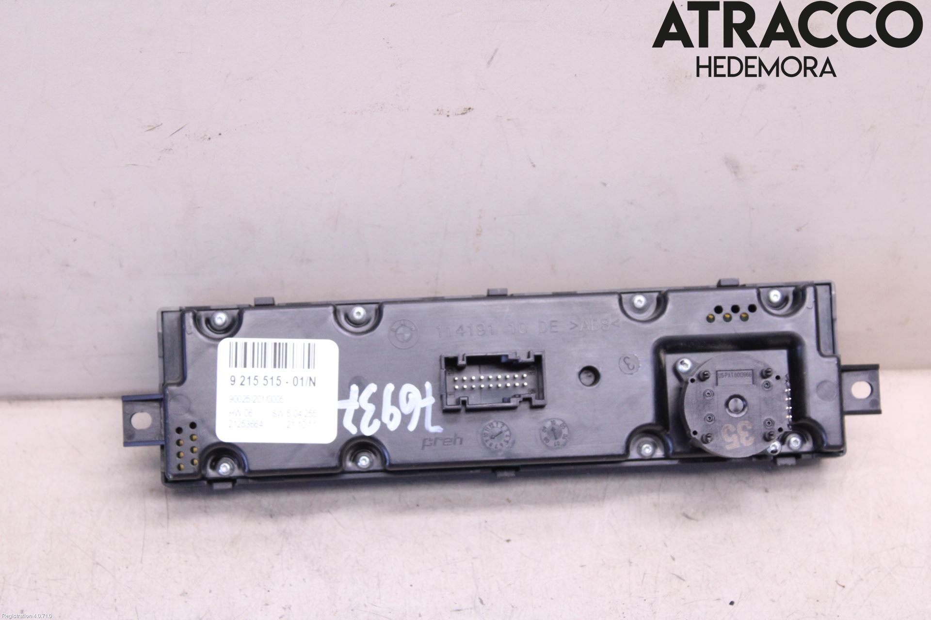 BMW X6 E71/E72   08-14 Varme Ac Betjening-Display