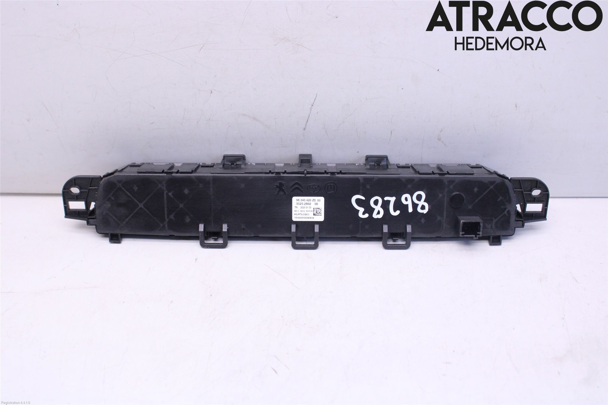 Peugeot PARTNER/E-PARTNER 19- Varme Ac Betjening-Display