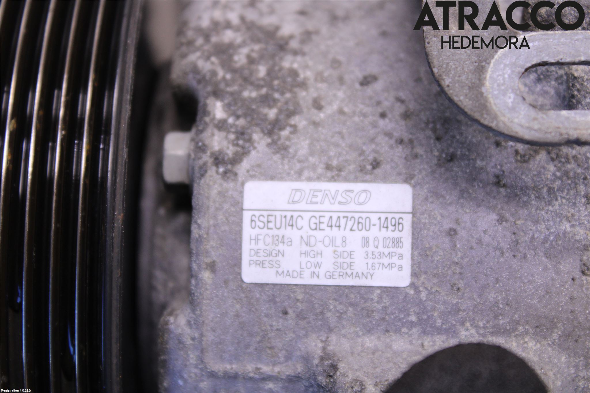 Toyota AVENSIS 09-15 Varme Ac Kompressor
