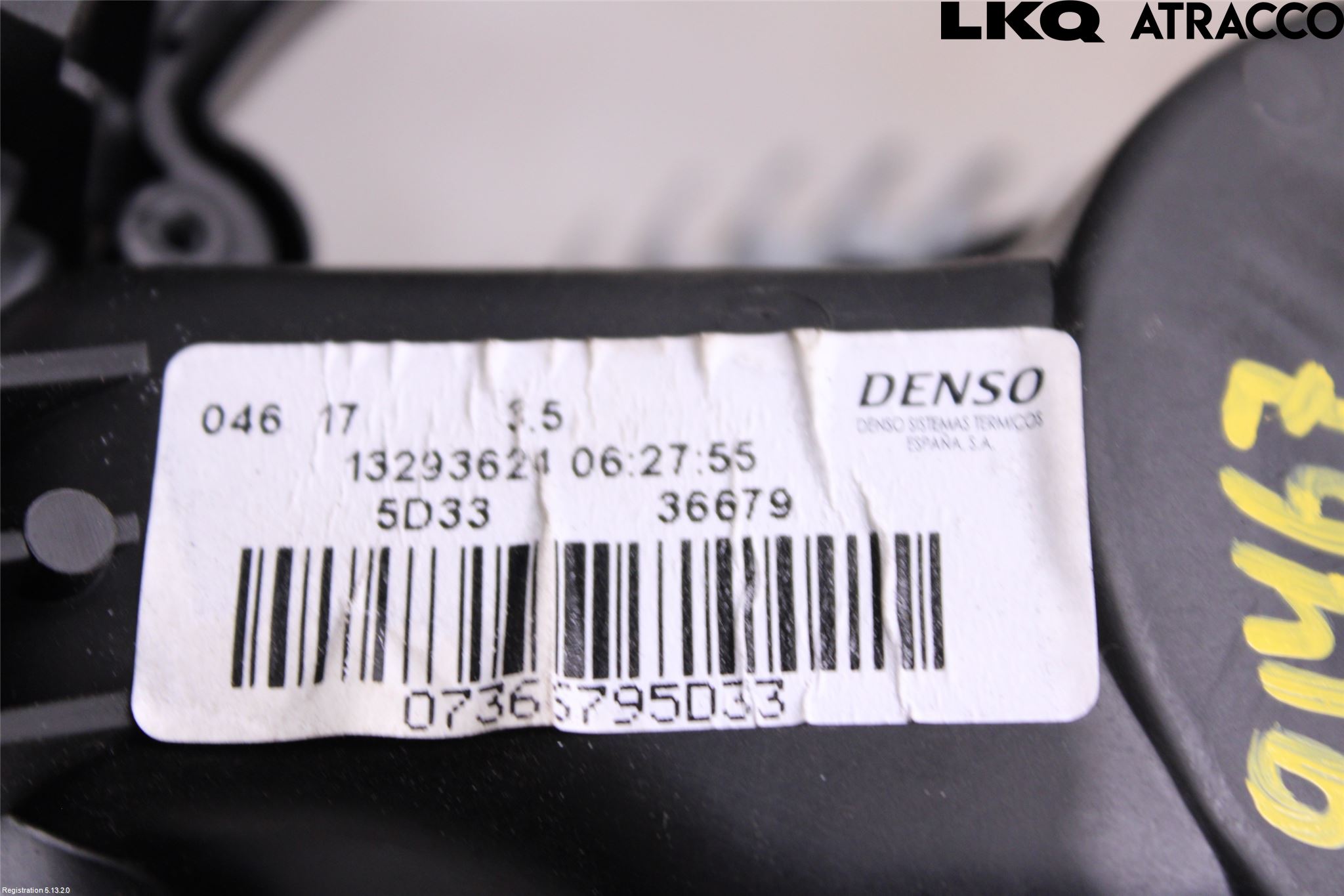 Opel CORSA E 15-19 Varme Ac Varmeapparatvifte