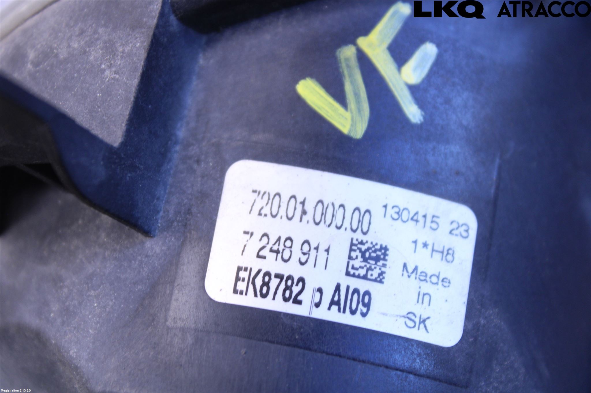 BMW 3 F30/F31/F80 12-19 Frontlykt-Kurve-Tåkelys