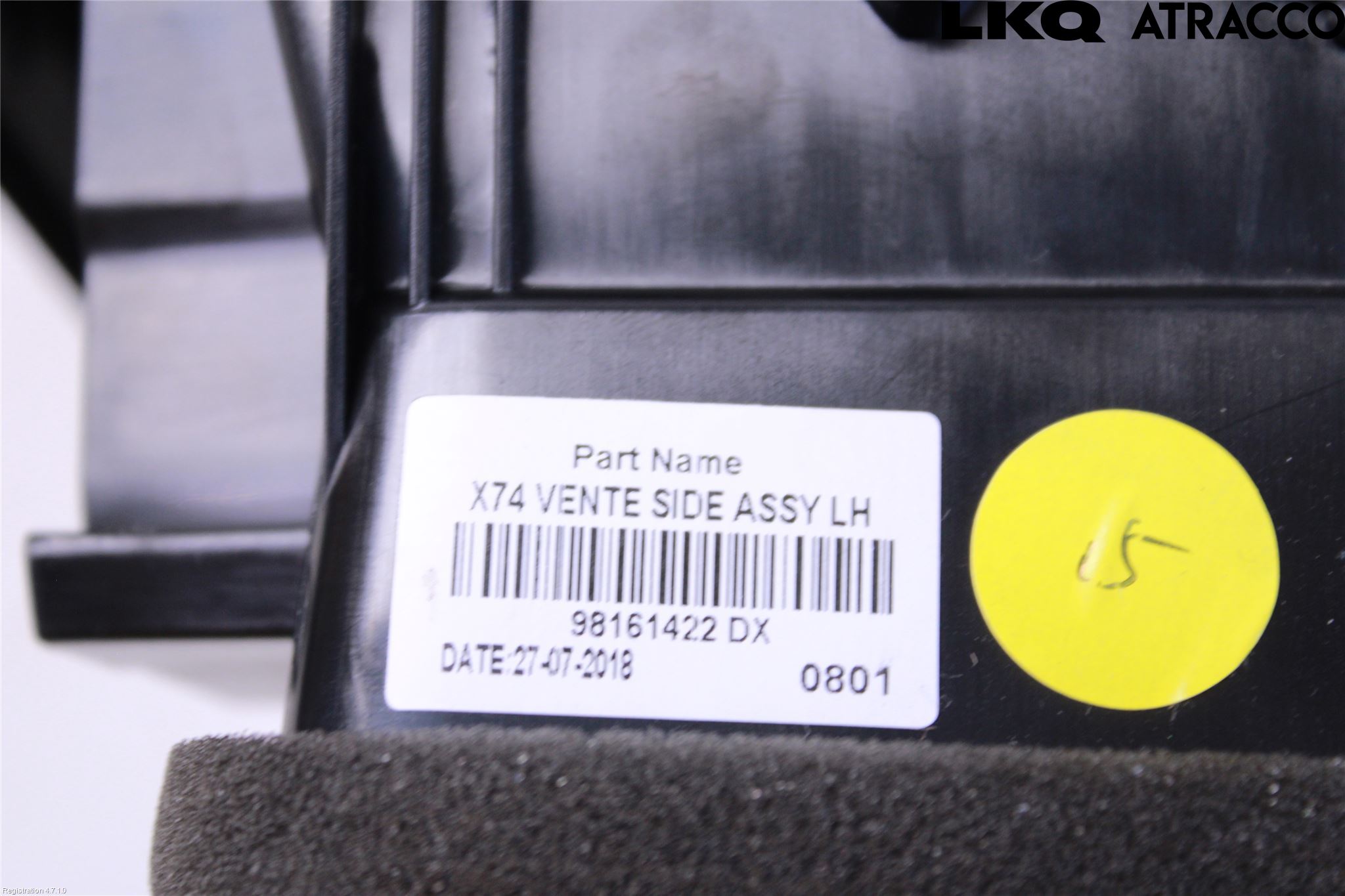 Citroen DS 7 CROSSBACK 19-23 Dashbord Kanal - Dyse