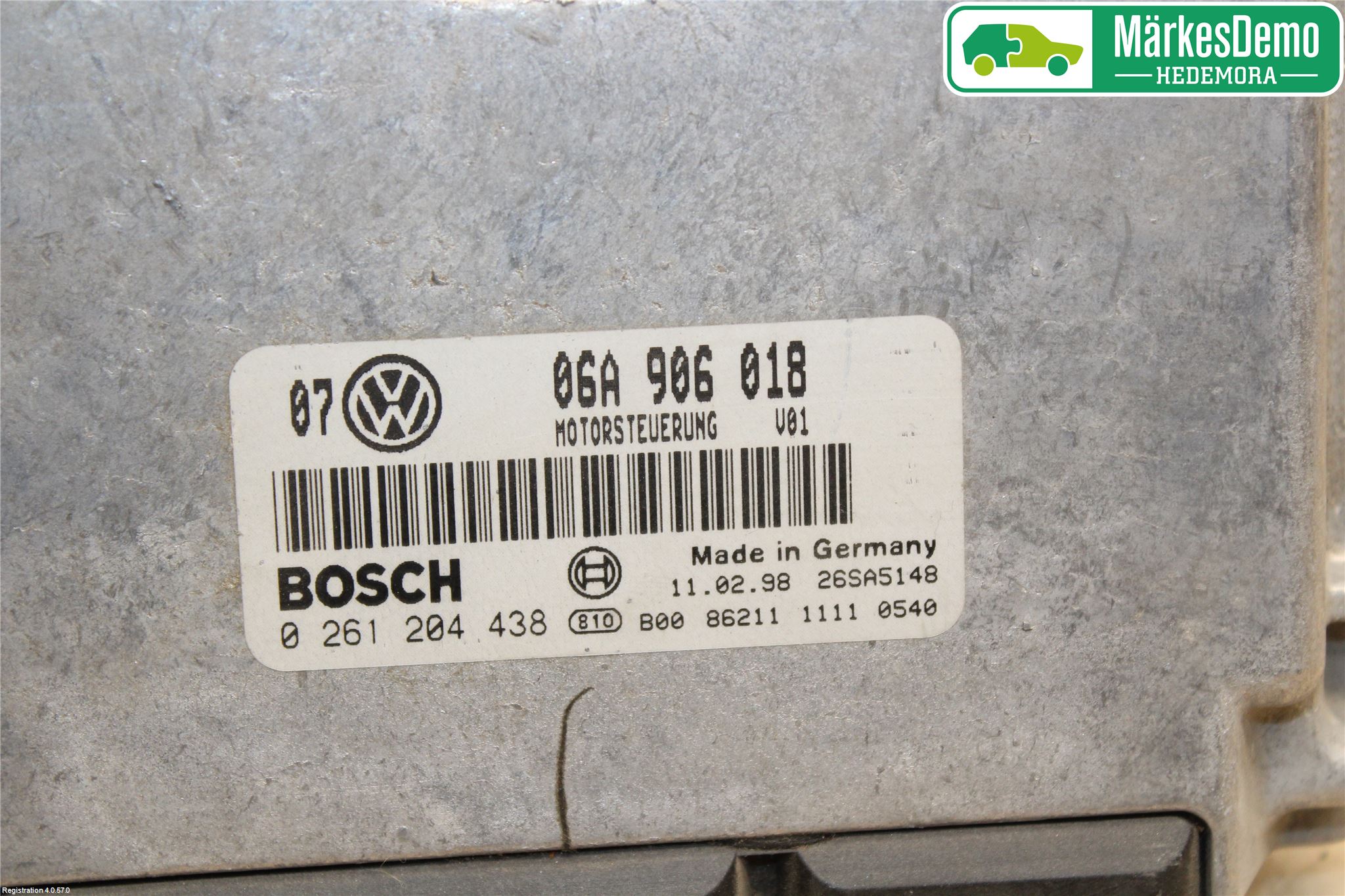 Volkswagen VW GOLF IV 98-06 Styreenhet Innsprøytning