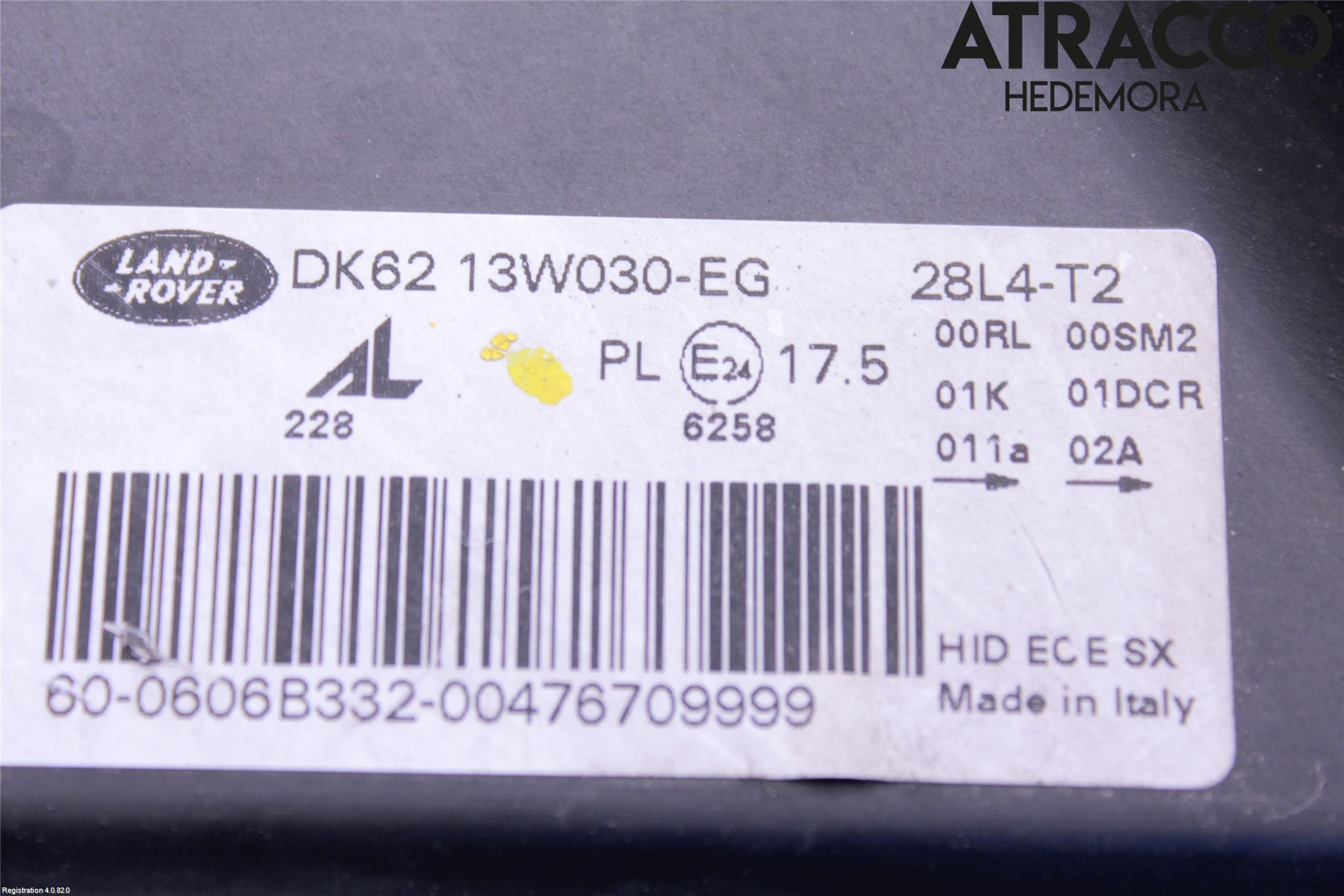 Landrover RANGE ROVER SPORT (L494) 14-22 Frontlykt Venstre