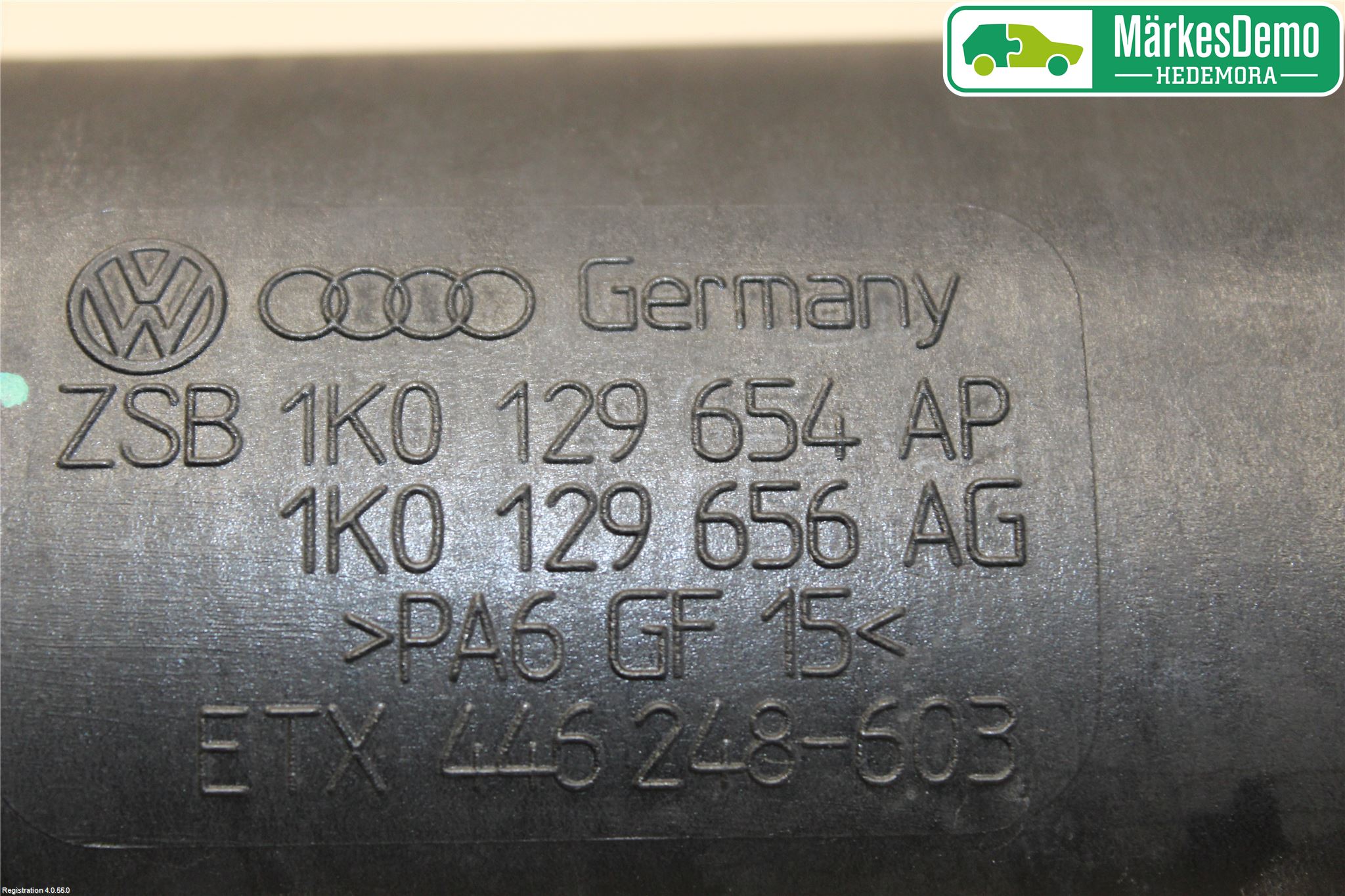 Audi TT/TTS 07-14 Intercooler Rør-Slange