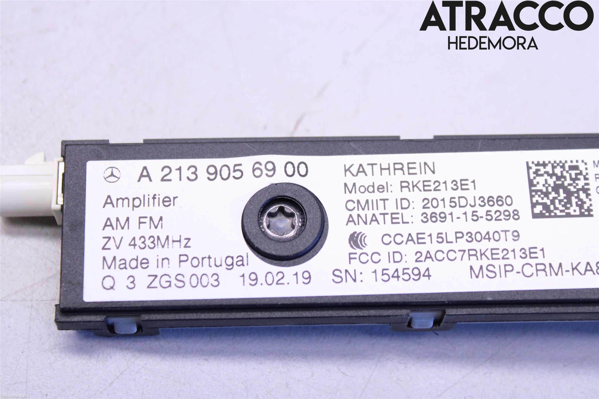 Mercedes-Benz MB E-KLASS (W213) 16-23 Stereo Antenneforsterker