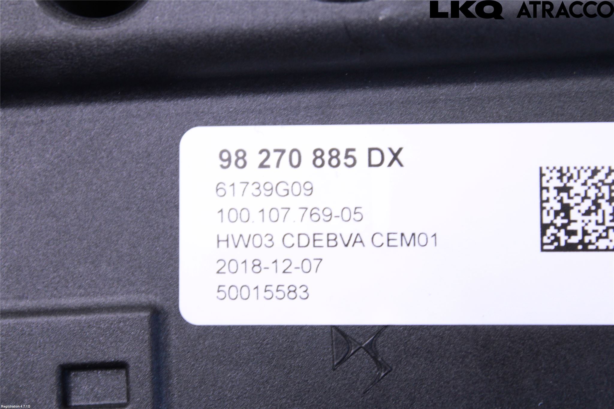 Citroen DS 7 CROSSBACK 19-23 Gearspak